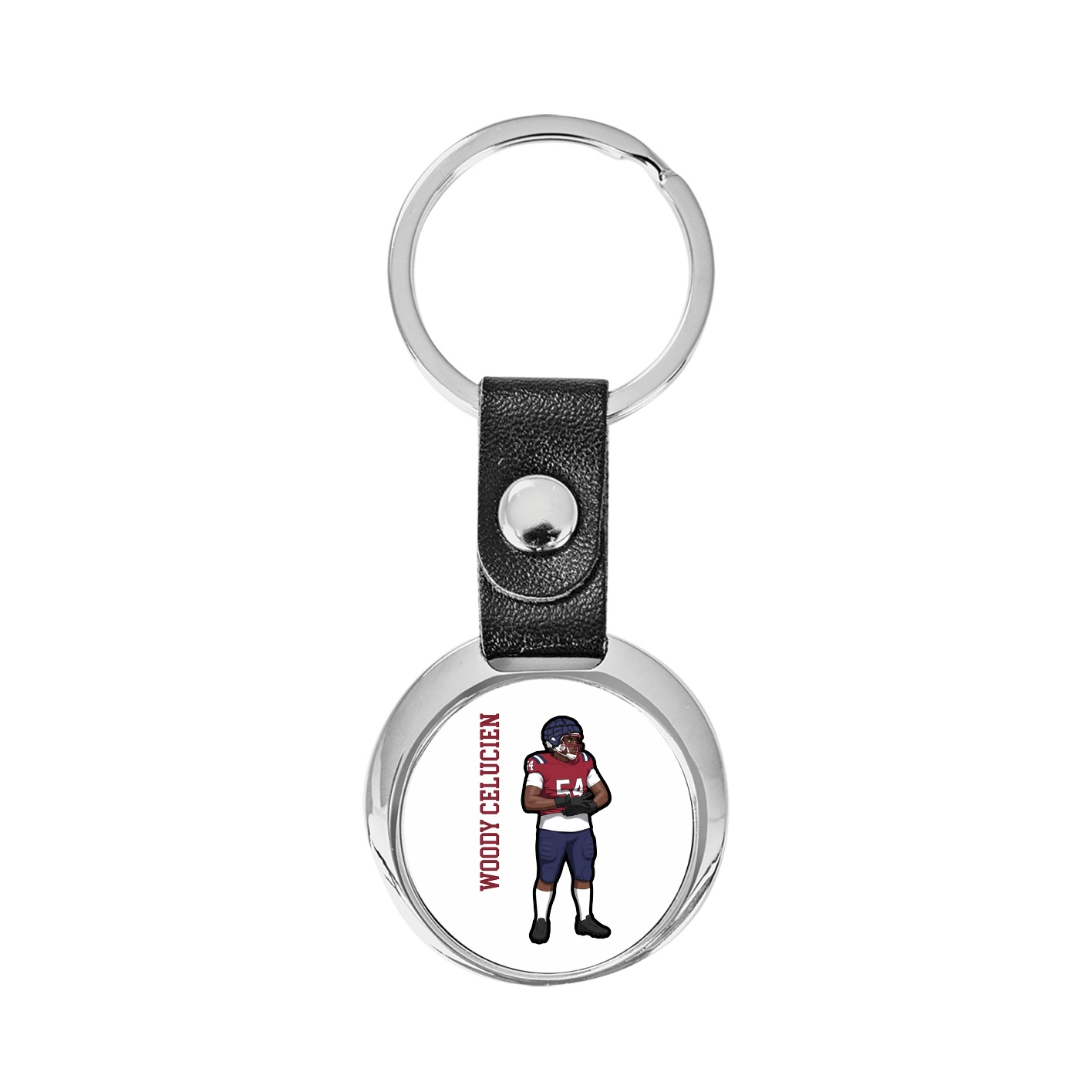 Key Chain — Name Vertical in Classic