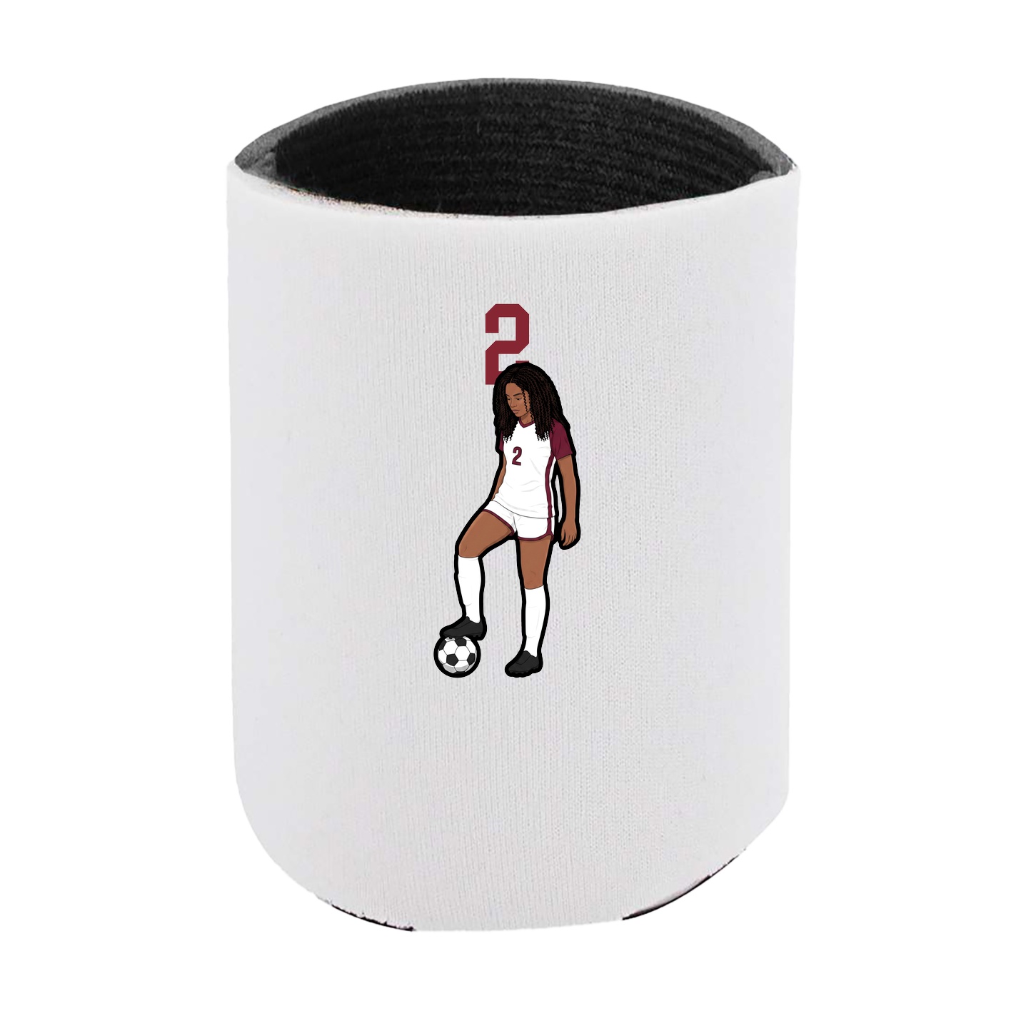 Can Holder — Number Top in White