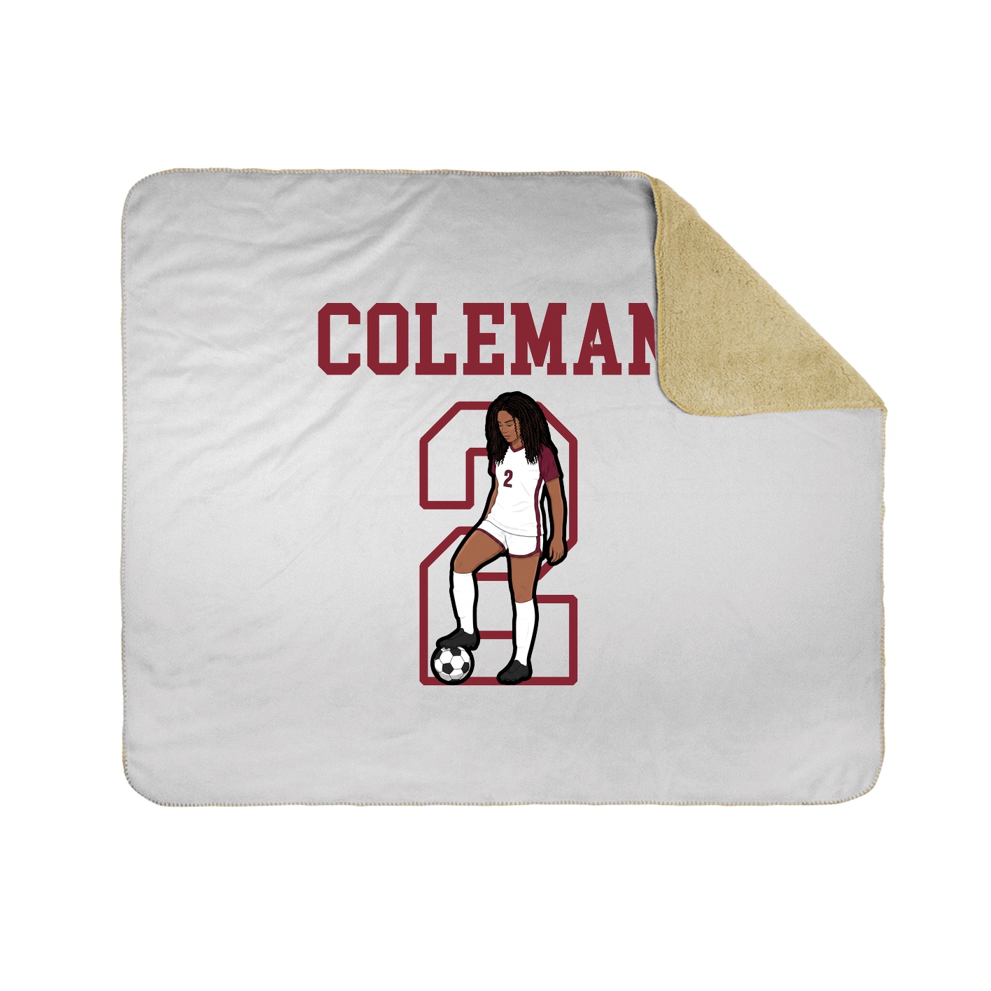 Throw Blanket — Shirsey in White