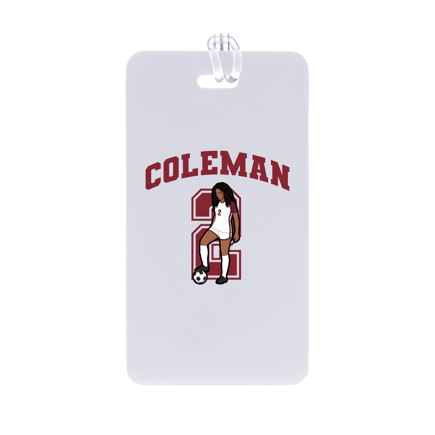 Bag Tag — Number in Classic