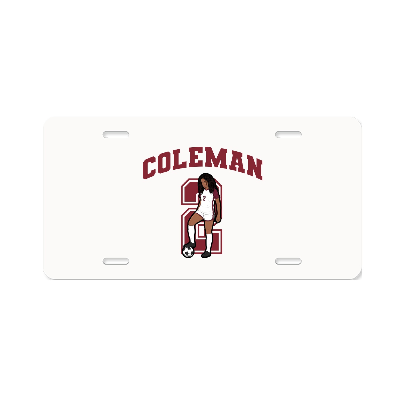 License Plate — Number in Classic