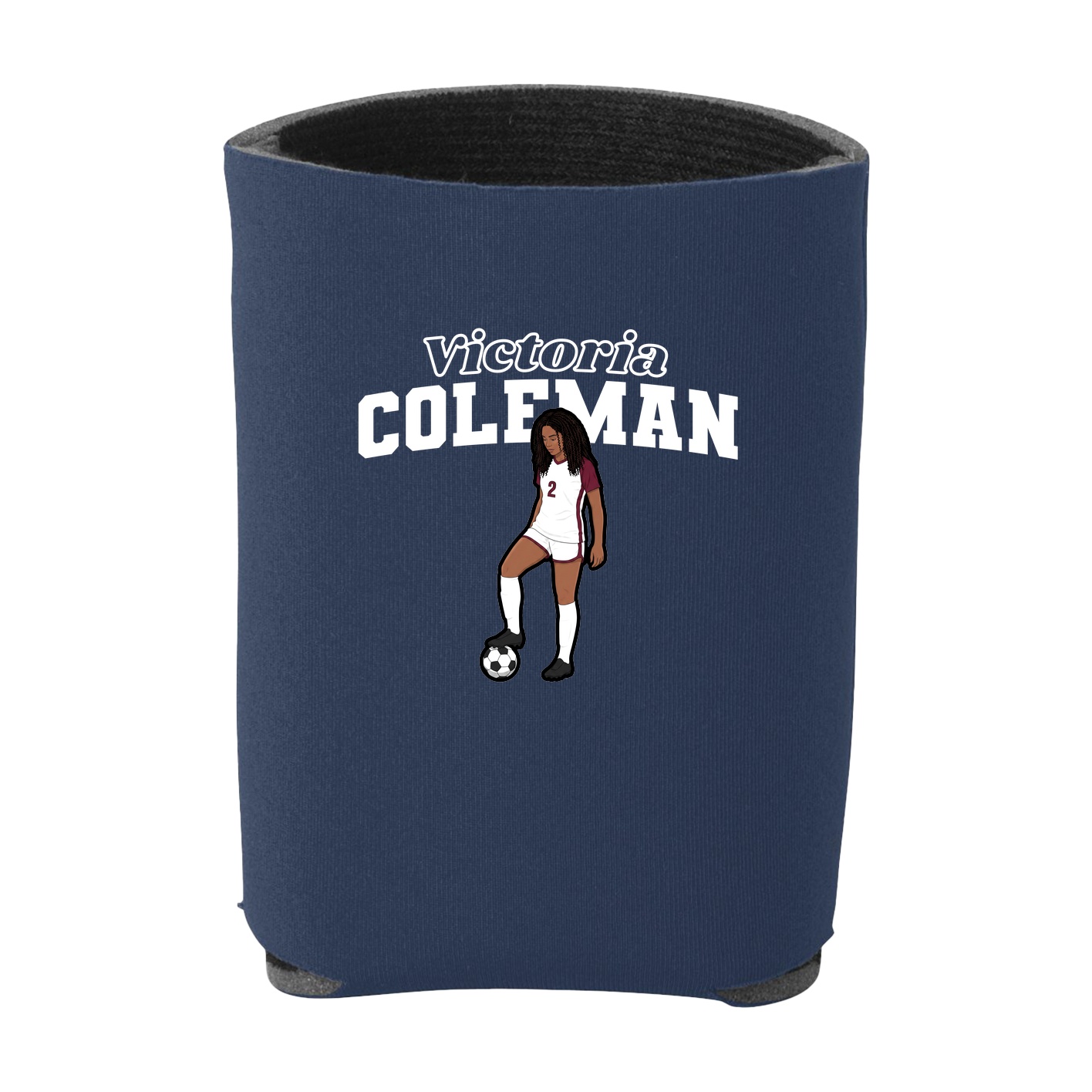 Can Holder — Name Arch in Navy
