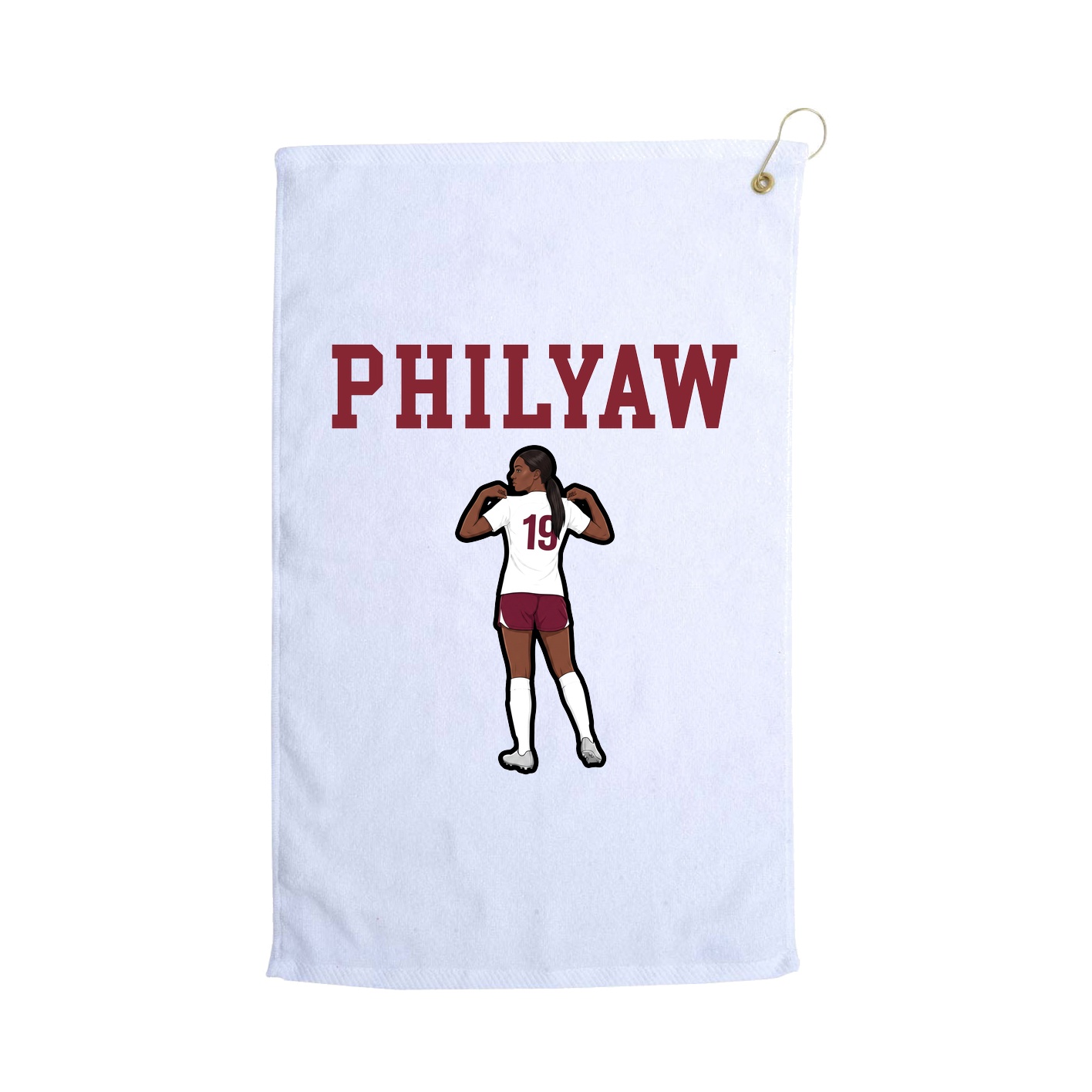 Golf Towel — Shirsey in White