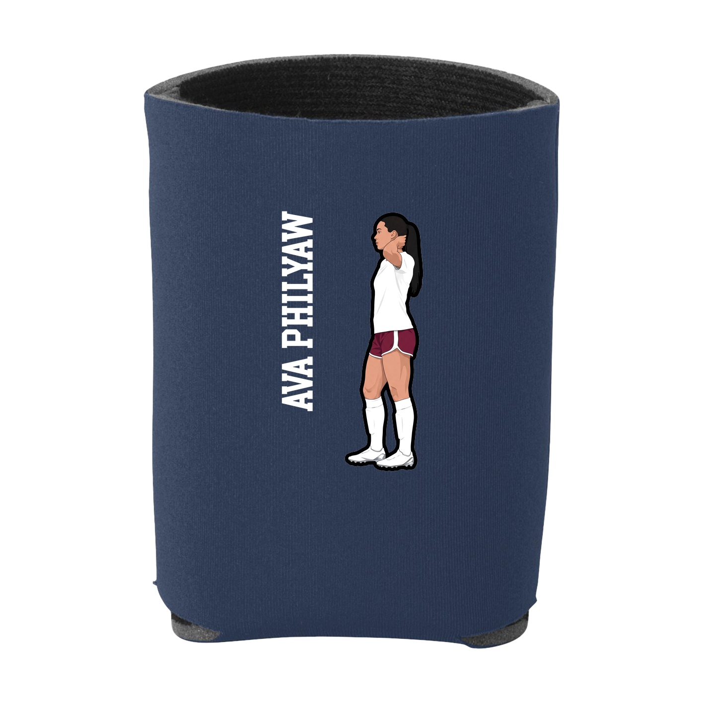Can Holder — Name Vertical in Navy
