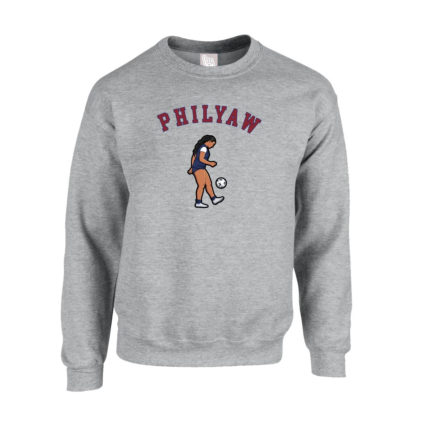 Fleece Crew — Shirsey Arch in Grey
