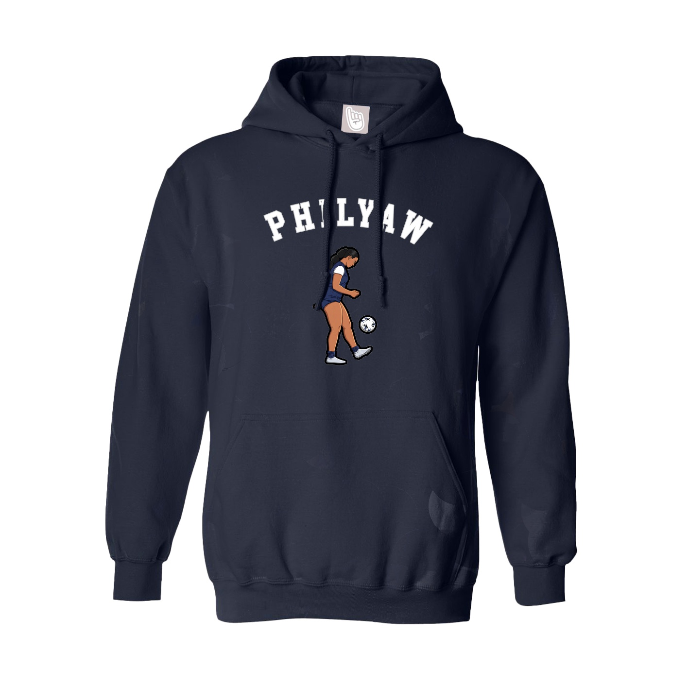 Youth Hoodie — Shirsey Arch in Navy