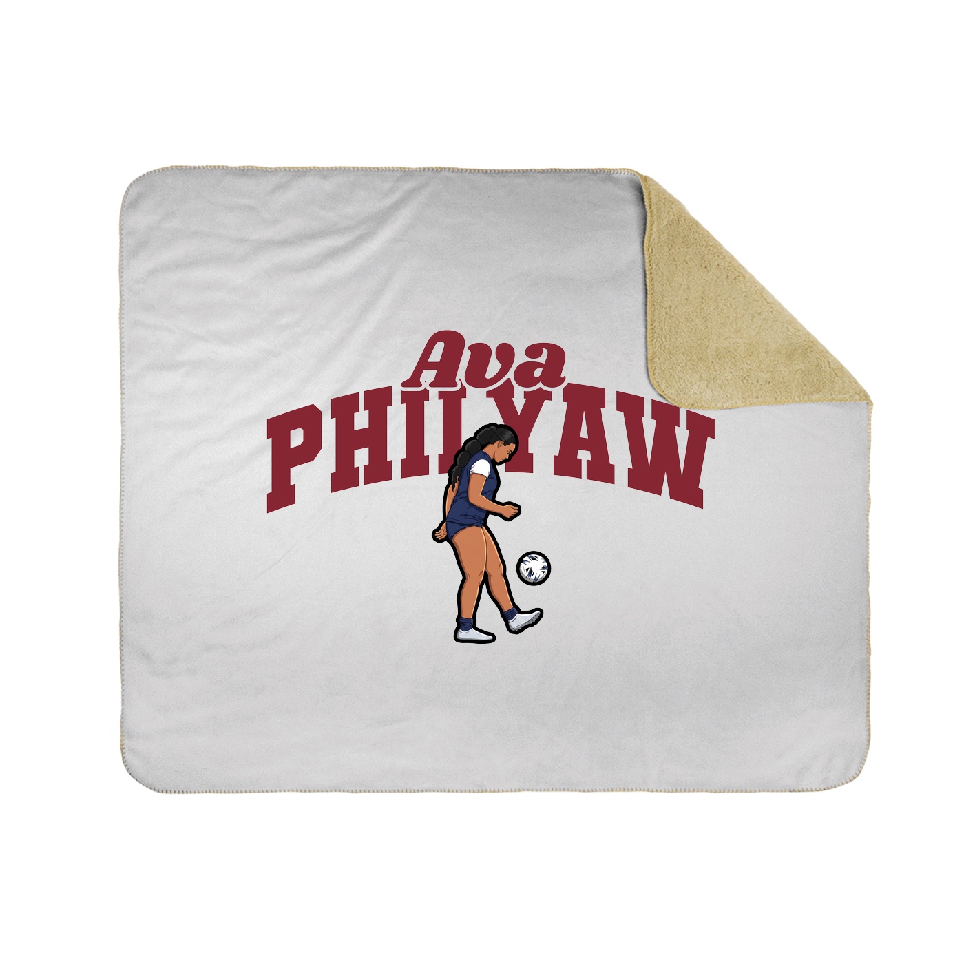 Throw Blanket — Signature Arch in White