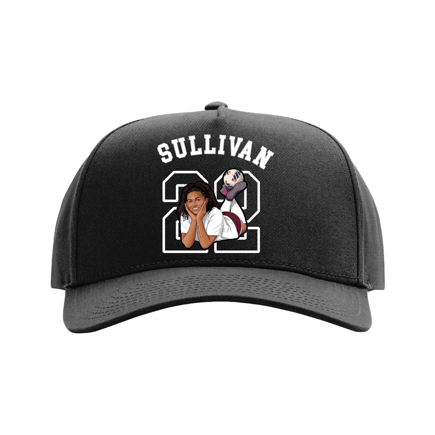 Full Fabric Five-Panel Champ Cap