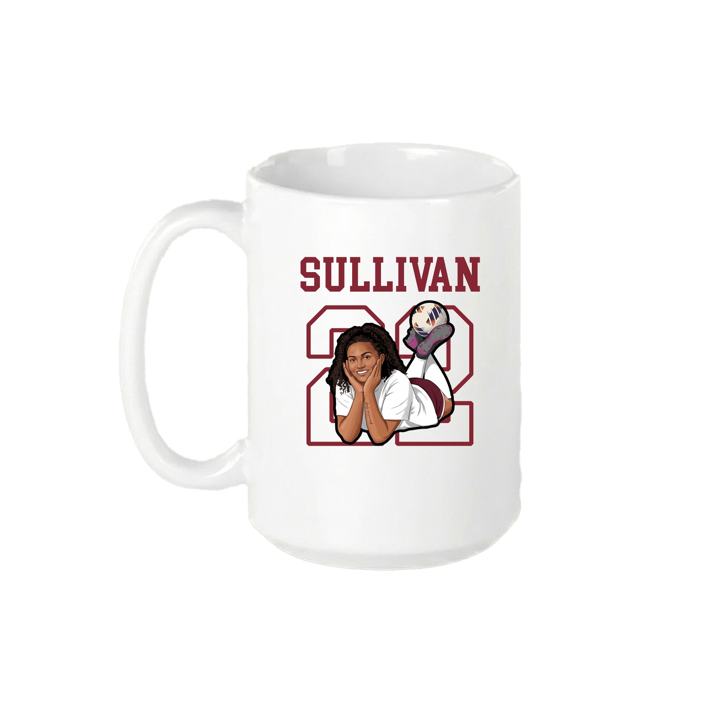 15oz Coffee Mug — Shirsey in White