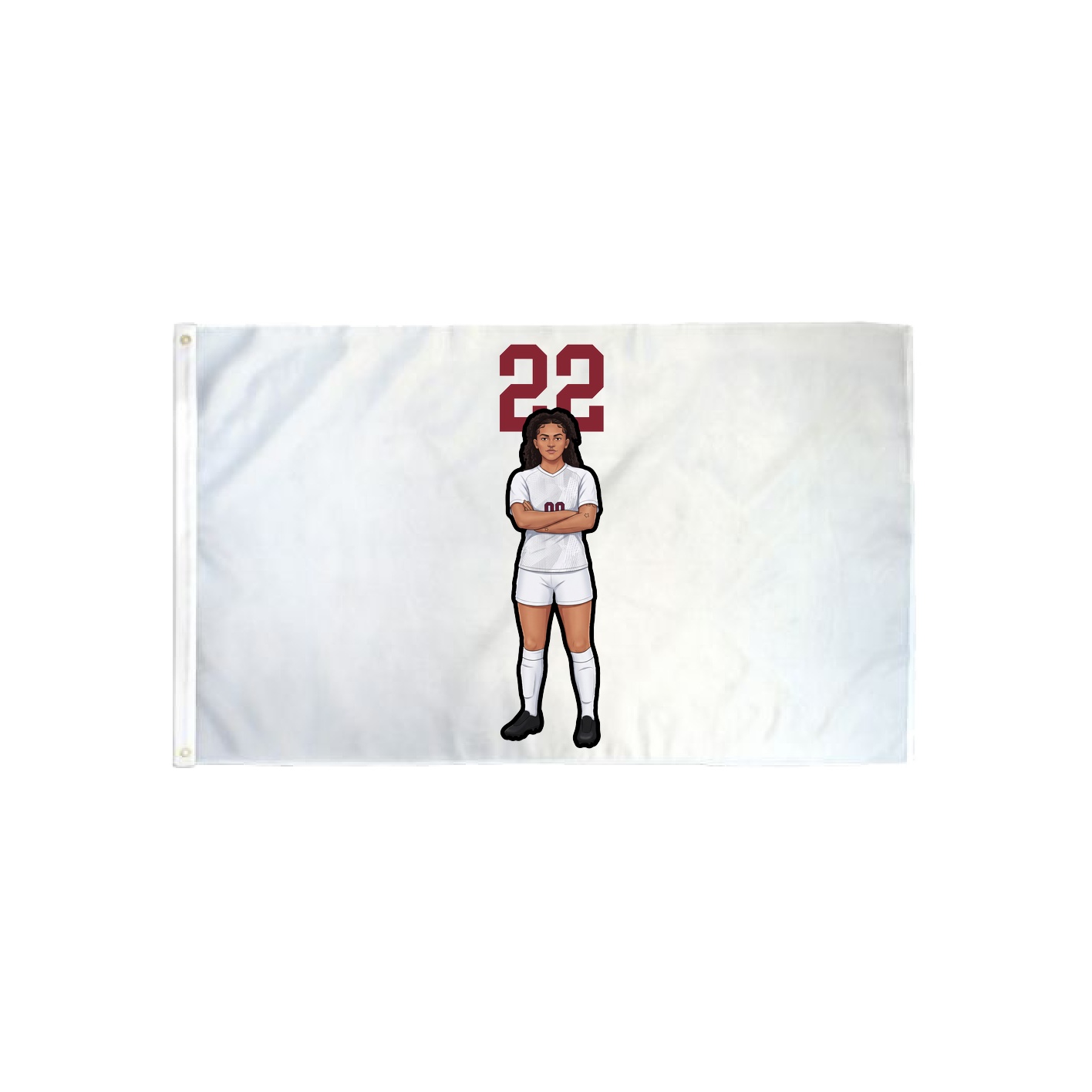 3x5 Flag — Number Top in Classic