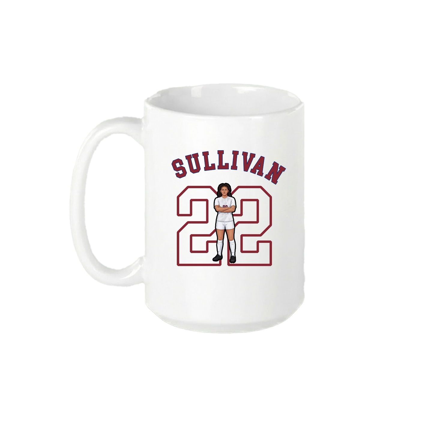 15oz Coffee Mug — Shirsey Arch in White