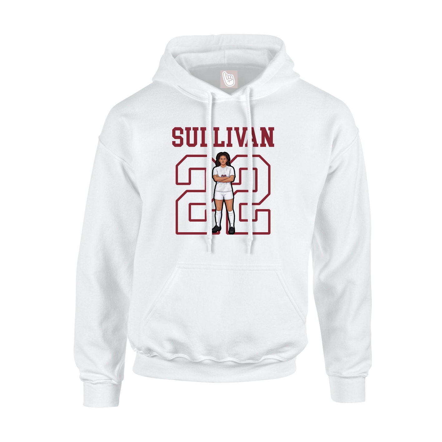 Youth Hoodie — Shirsey in White