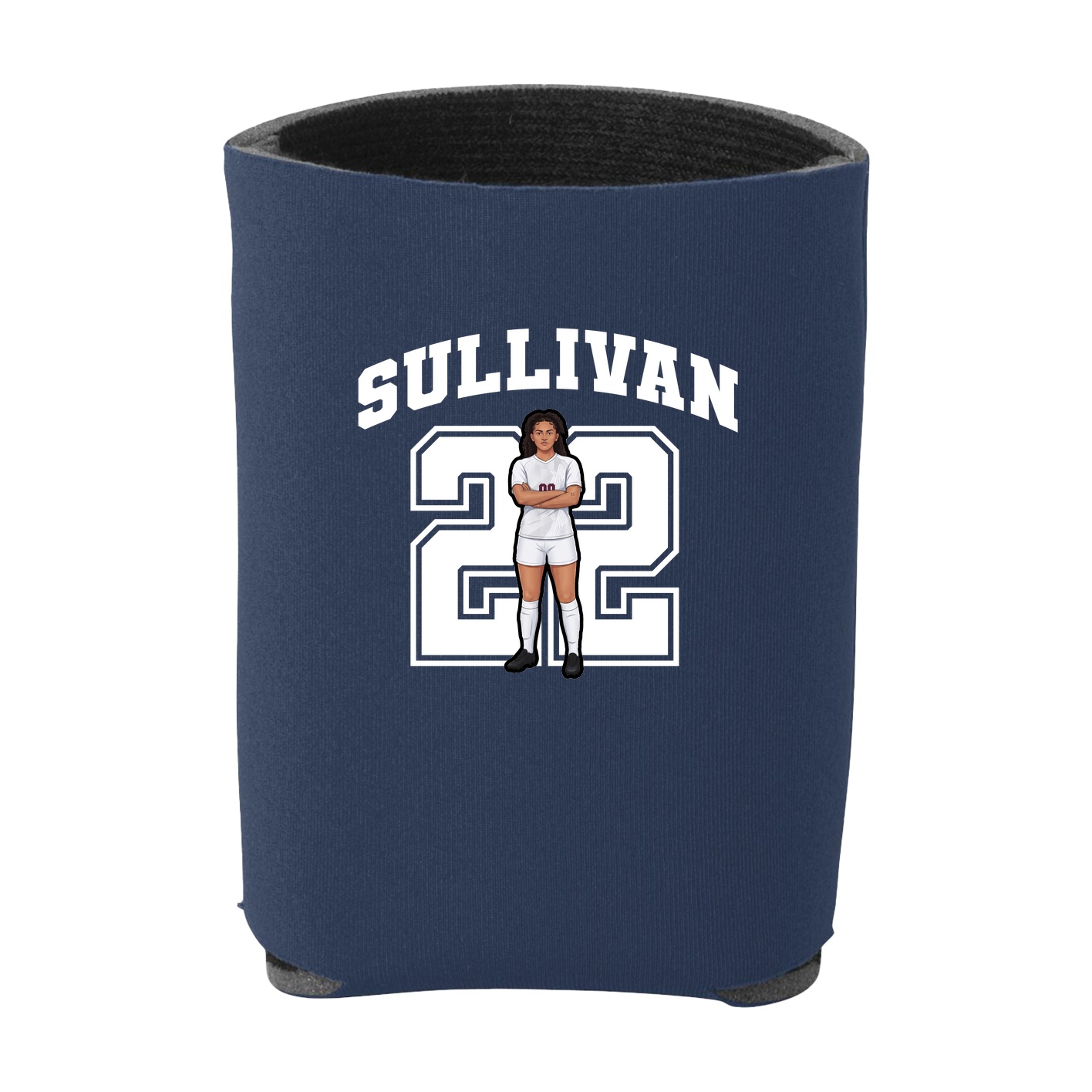 Can Holder — Number in Navy