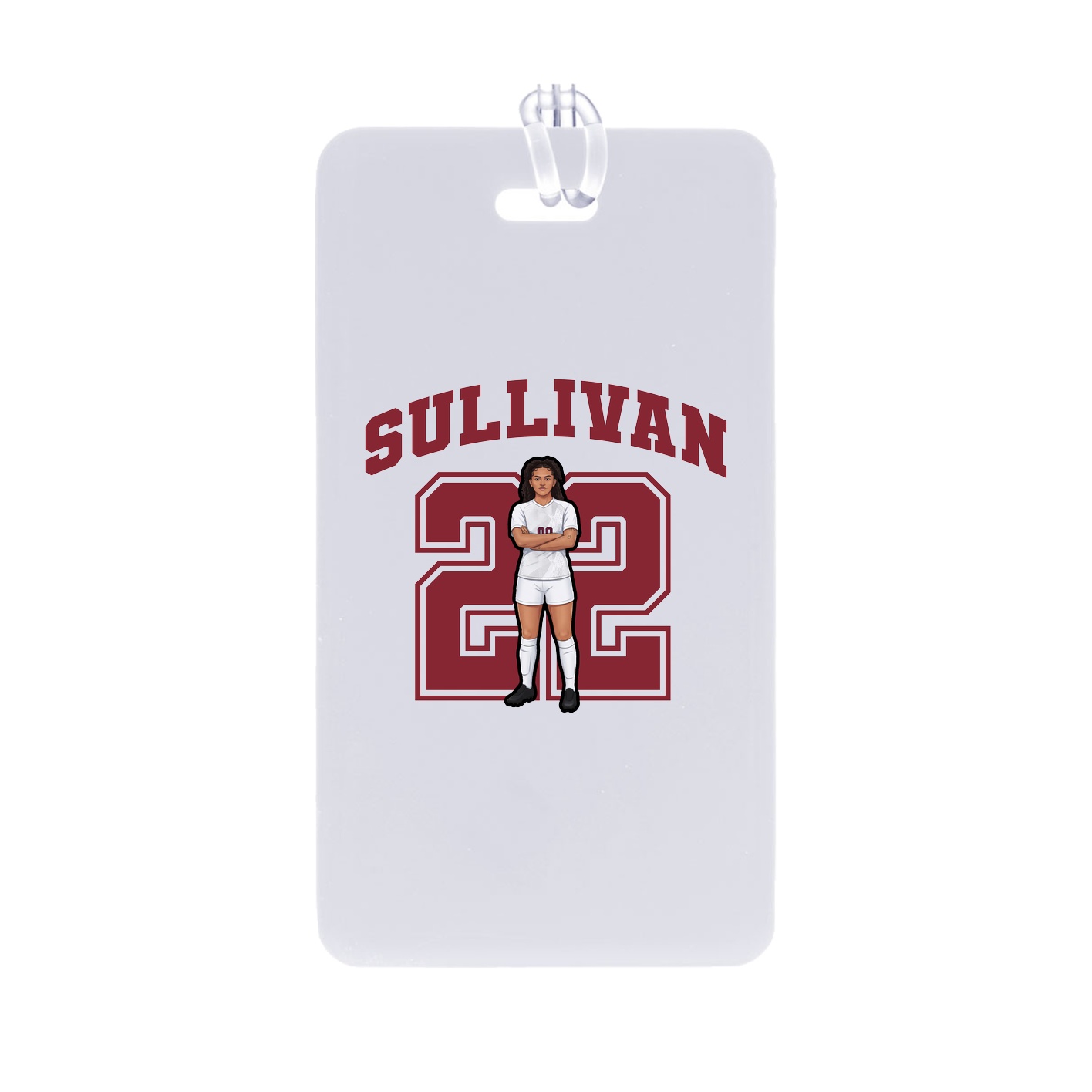 Bag Tag — Number in Classic