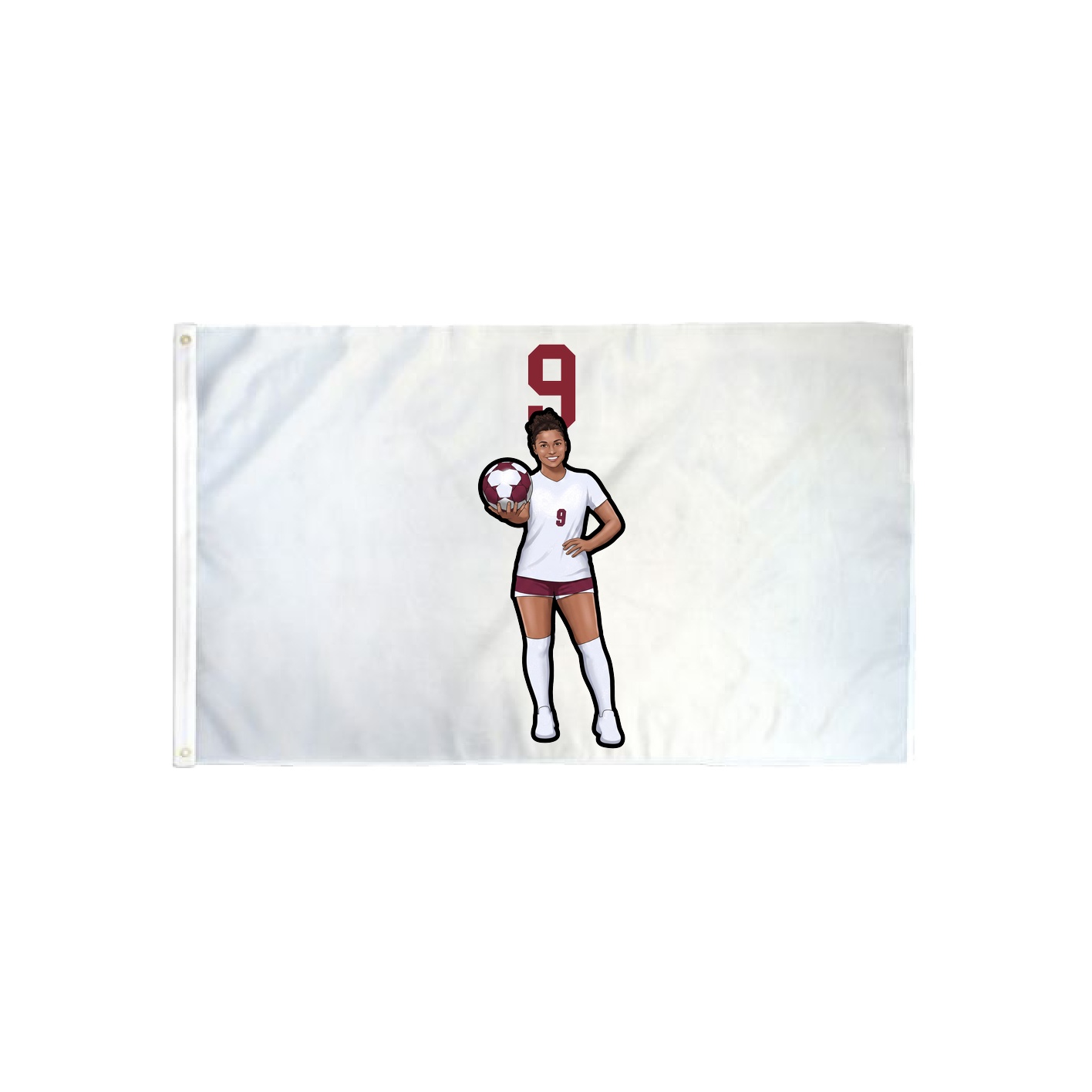 3x5 Flag — Number Top in Classic