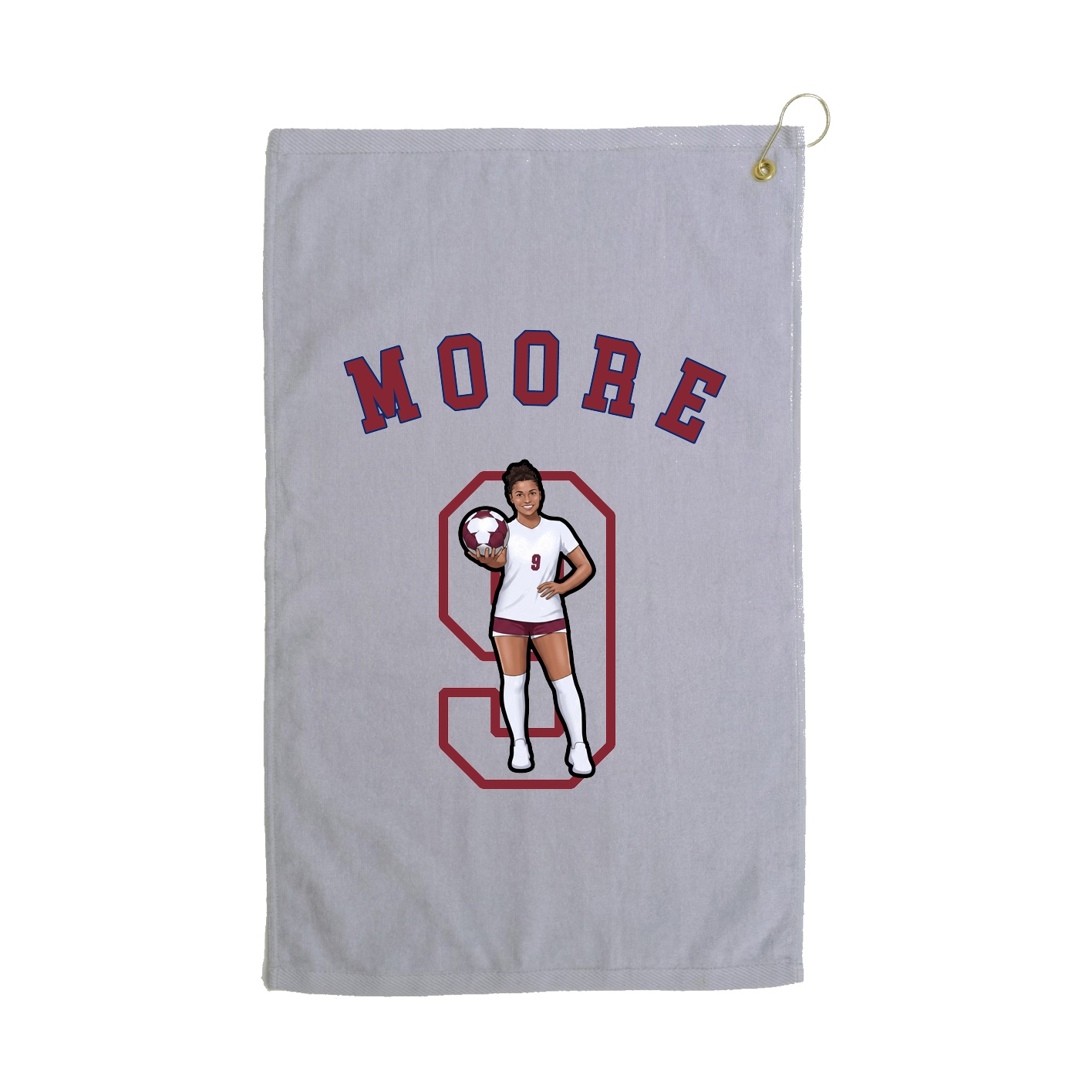 Golf Towel — Shirsey Arch in Grey