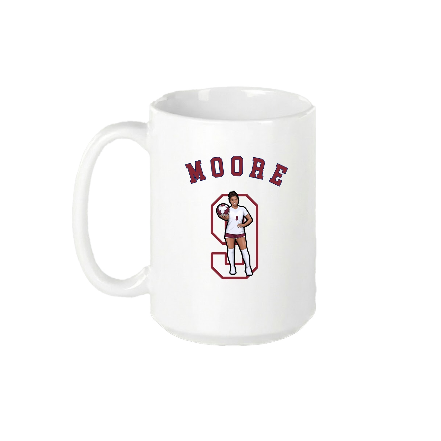 15oz Coffee Mug — Shirsey Arch in White
