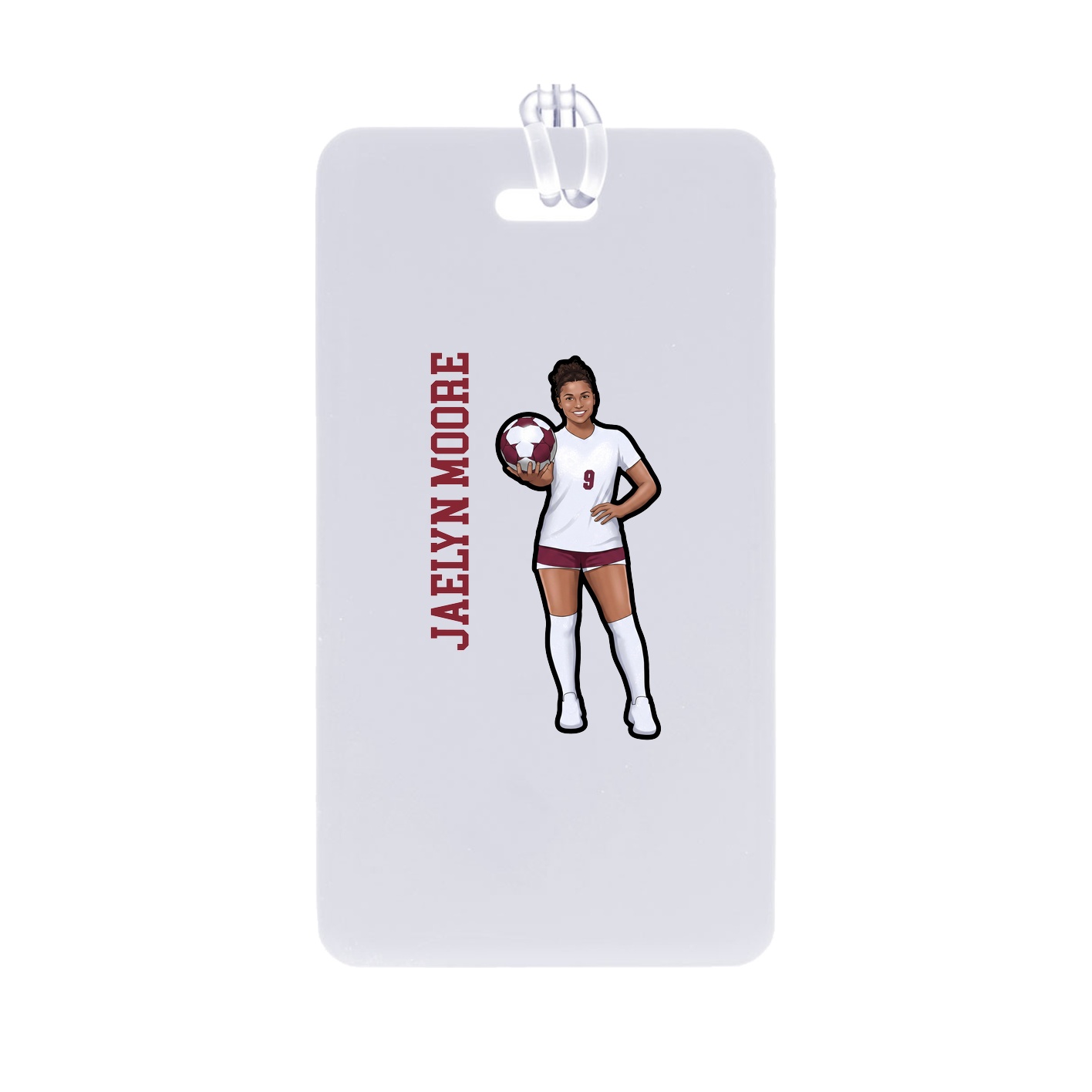 Bag Tag — Name Vertical in Classic
