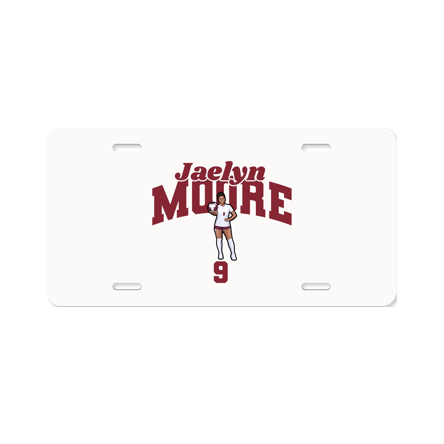 License Plate — Signature Arch in Classic