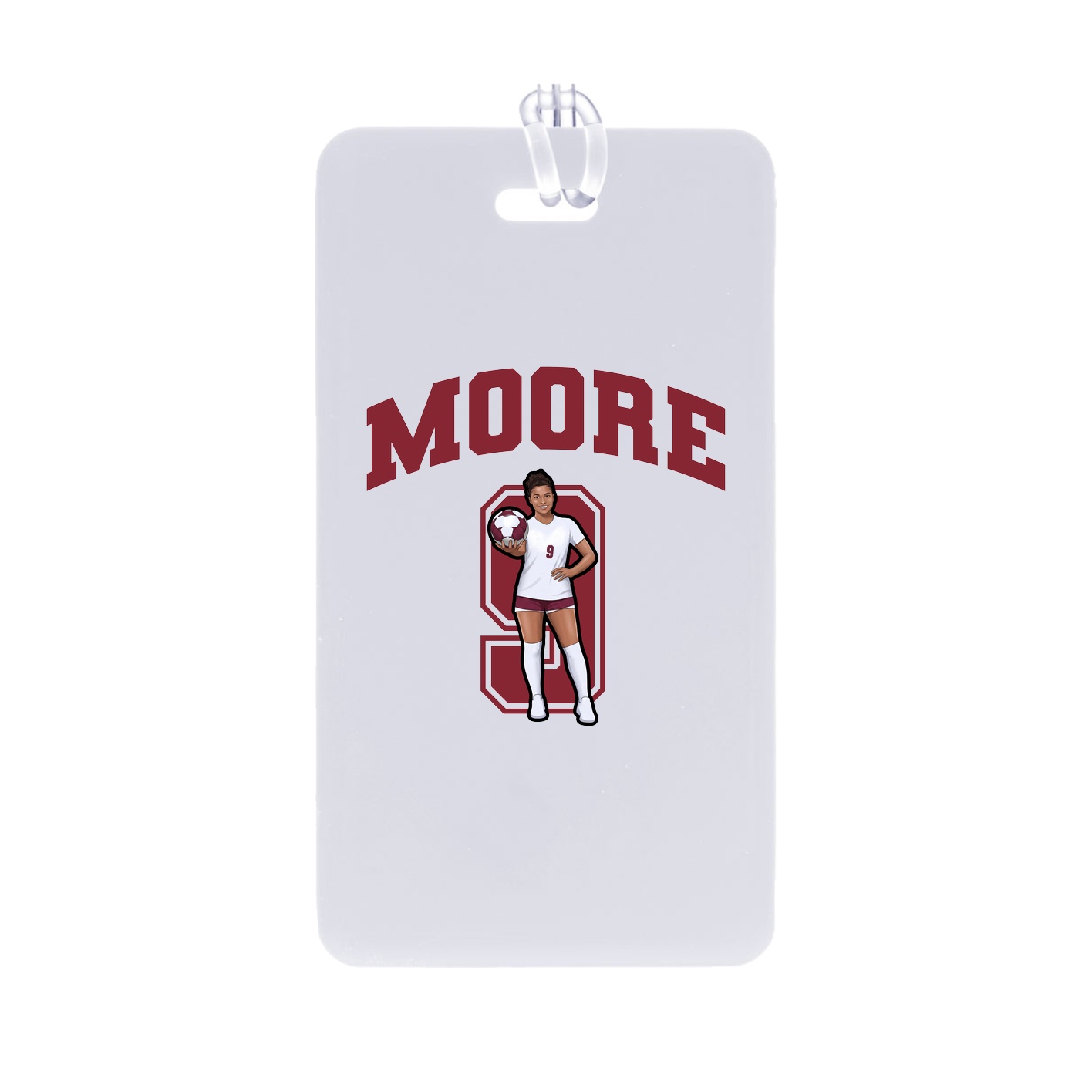 Bag Tag — Number in Classic