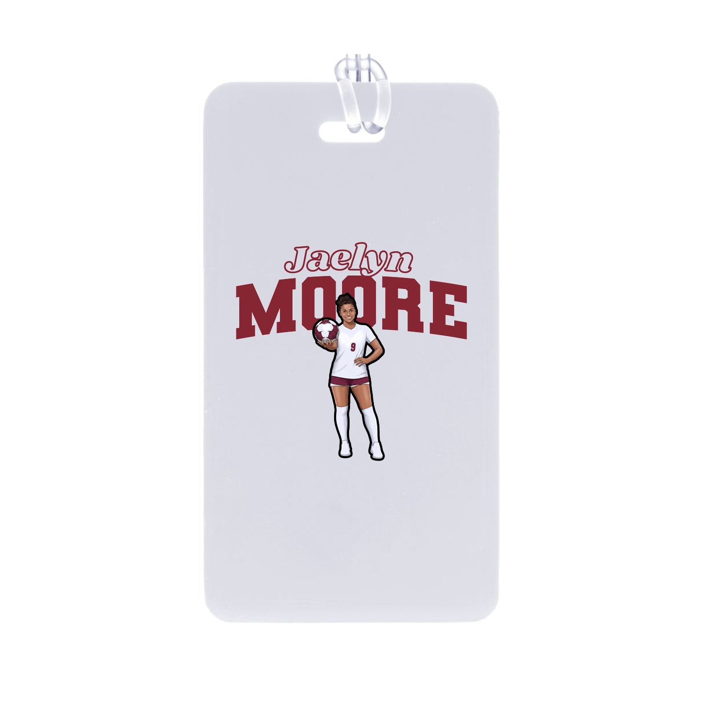 Bag Tag — Name Arch in Classic