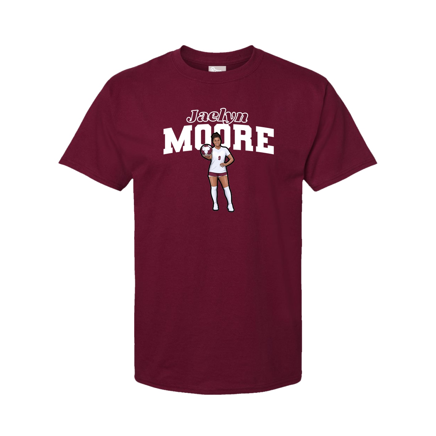 Tee — Name Arch in Cardinal