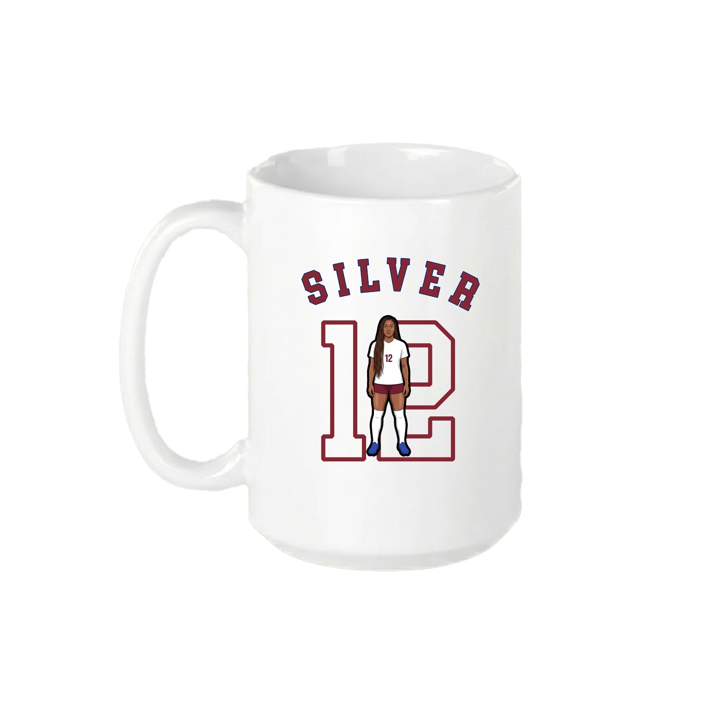 15oz Coffee Mug — Shirsey Arch in White