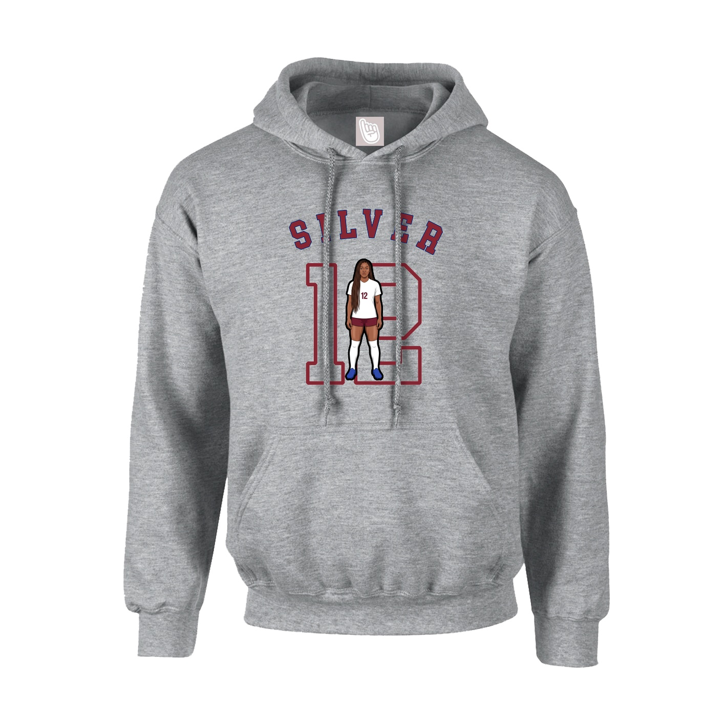 Hoodie — Shirsey Arch in Grey