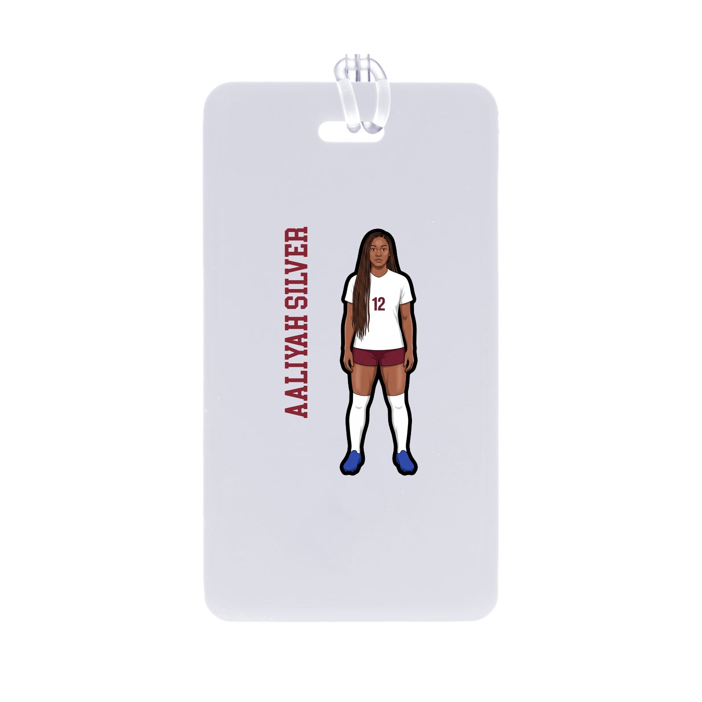 Bag Tag — Name Vertical in Classic