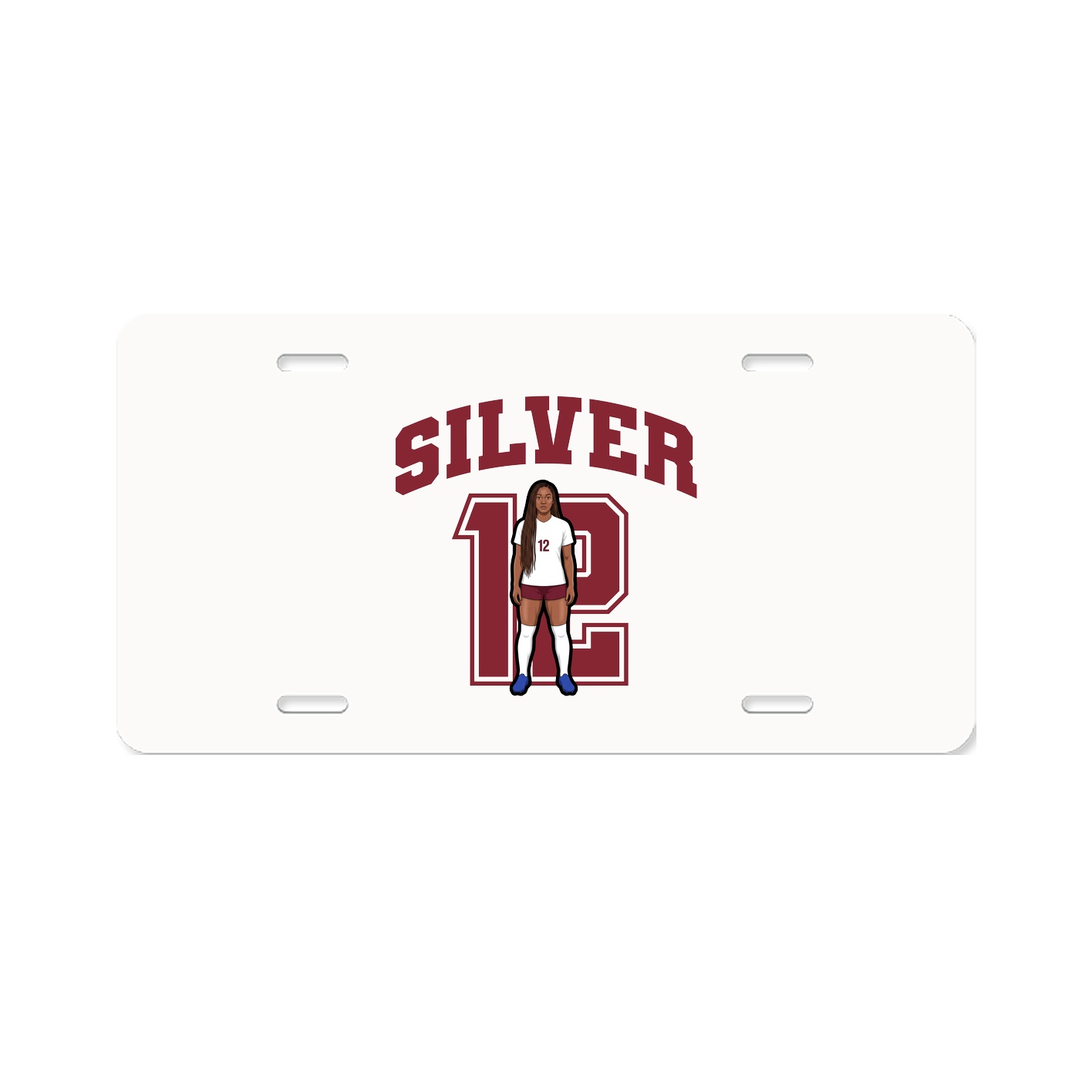 License Plate — Number in Classic
