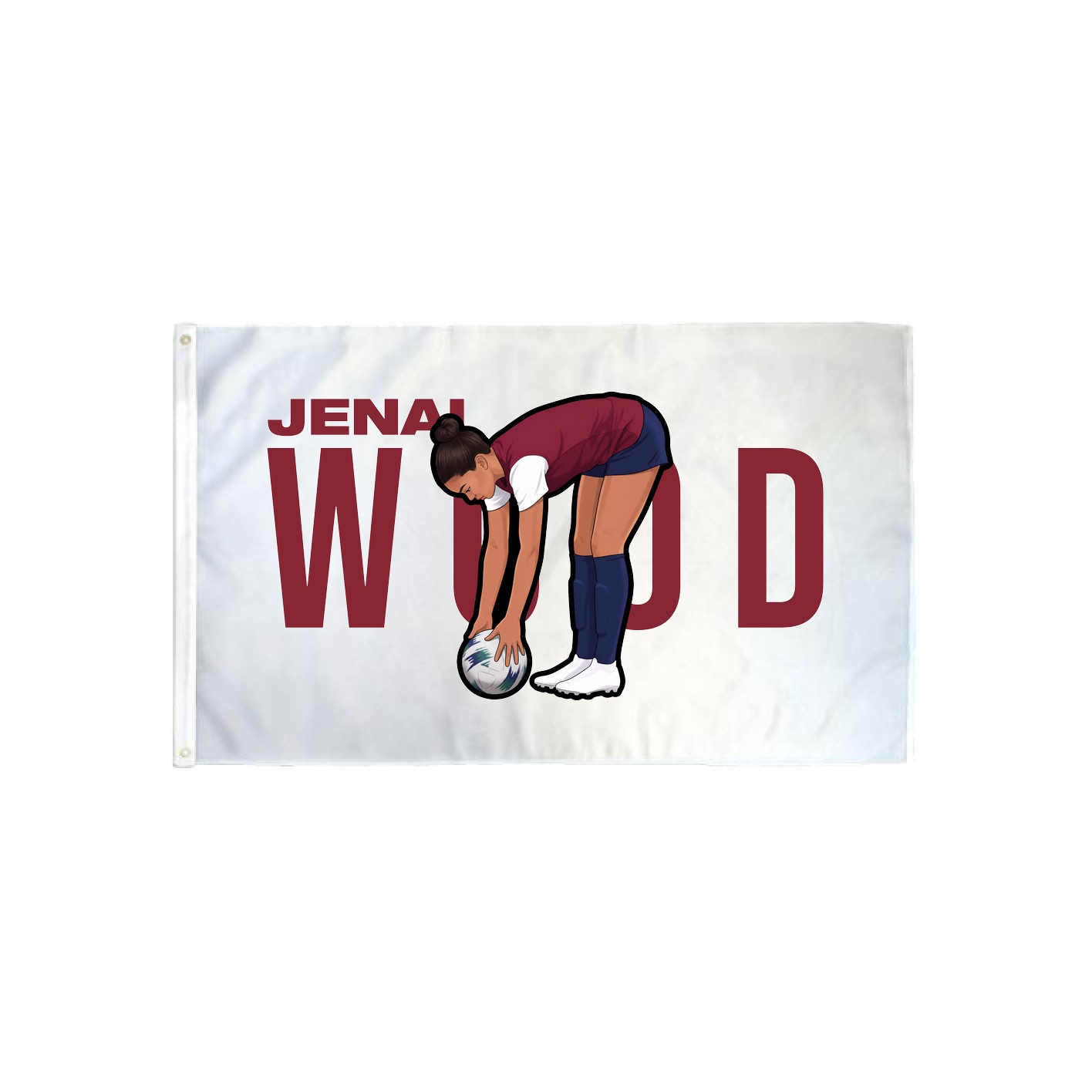 3x5 Flag — Player Name in Classic