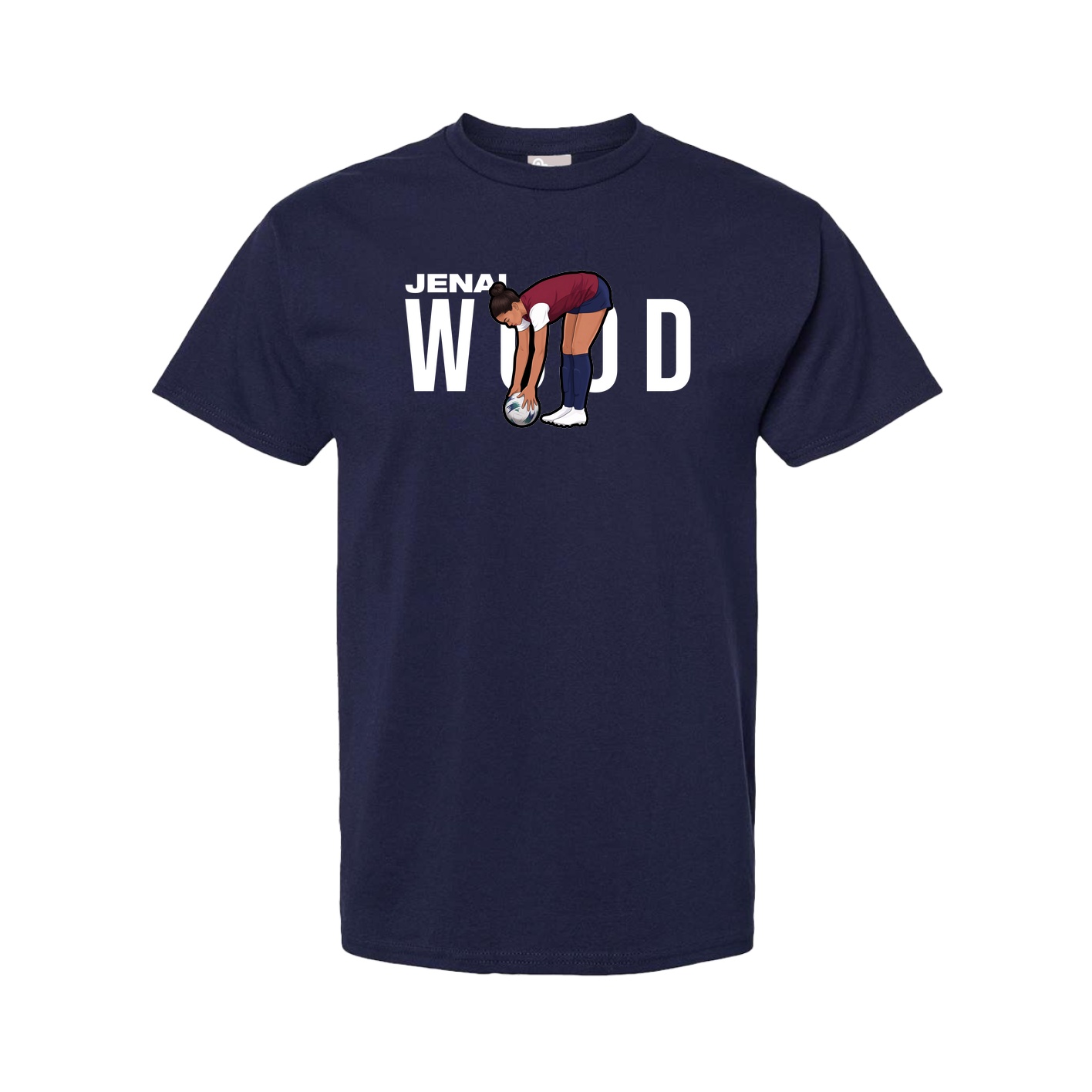 Tee — Player Name in Navy
