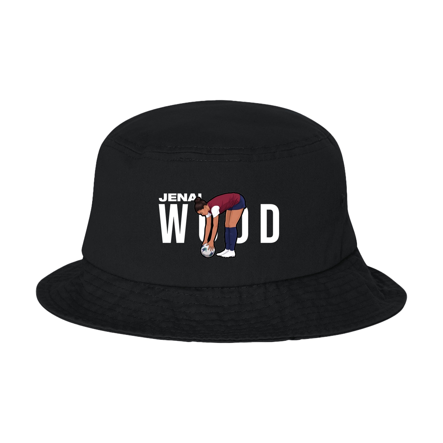 Bucket Cap — Player Name in Black