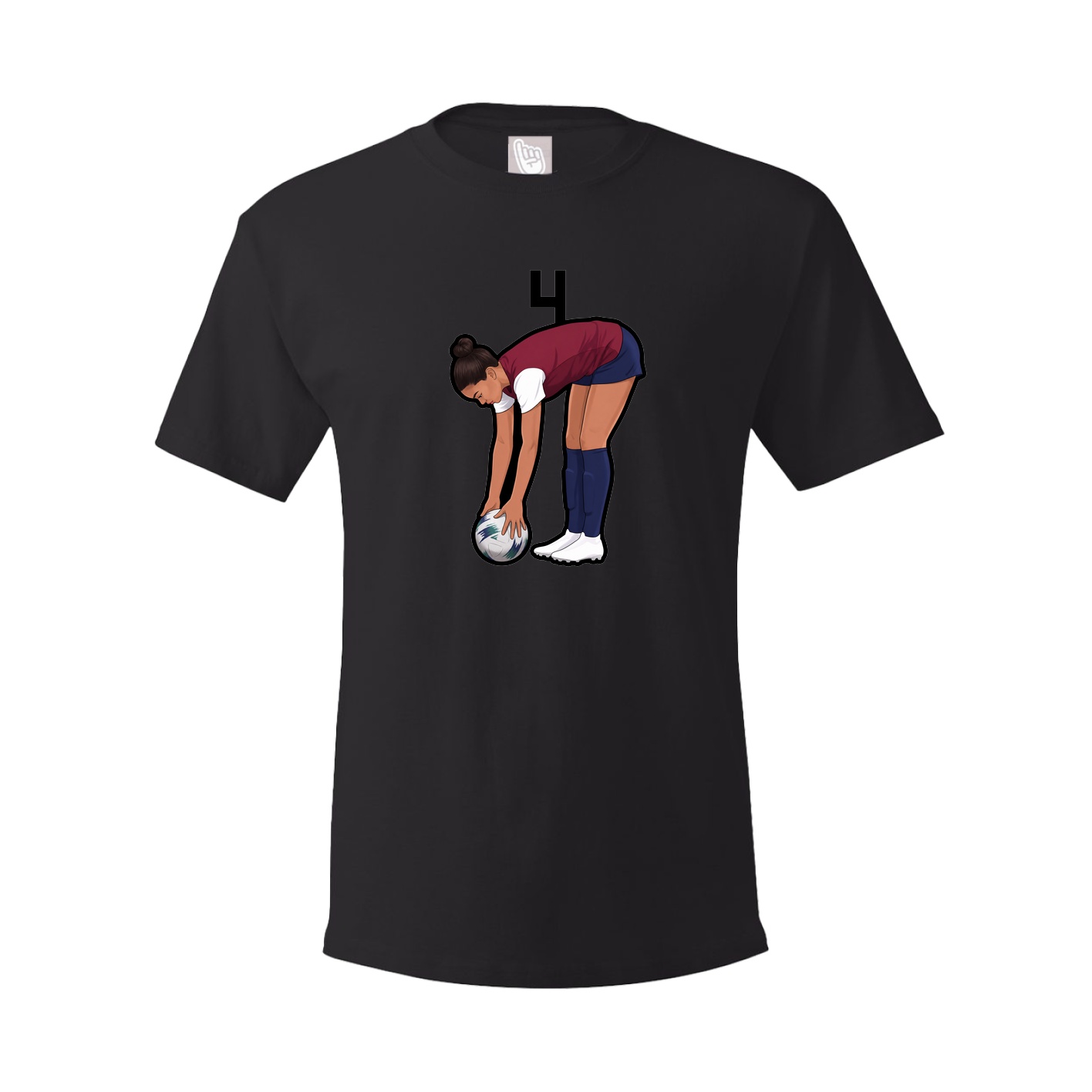 Tee — Number Top in Black