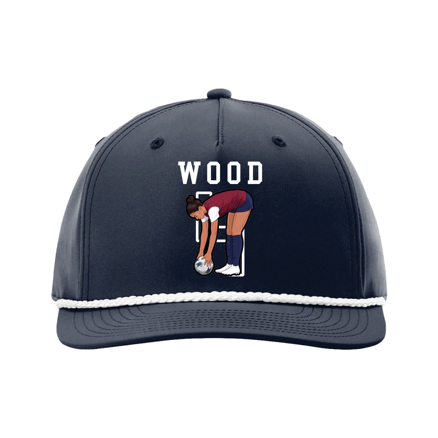 Five-Panel Classic Rope Cap — Shirsey in Navy