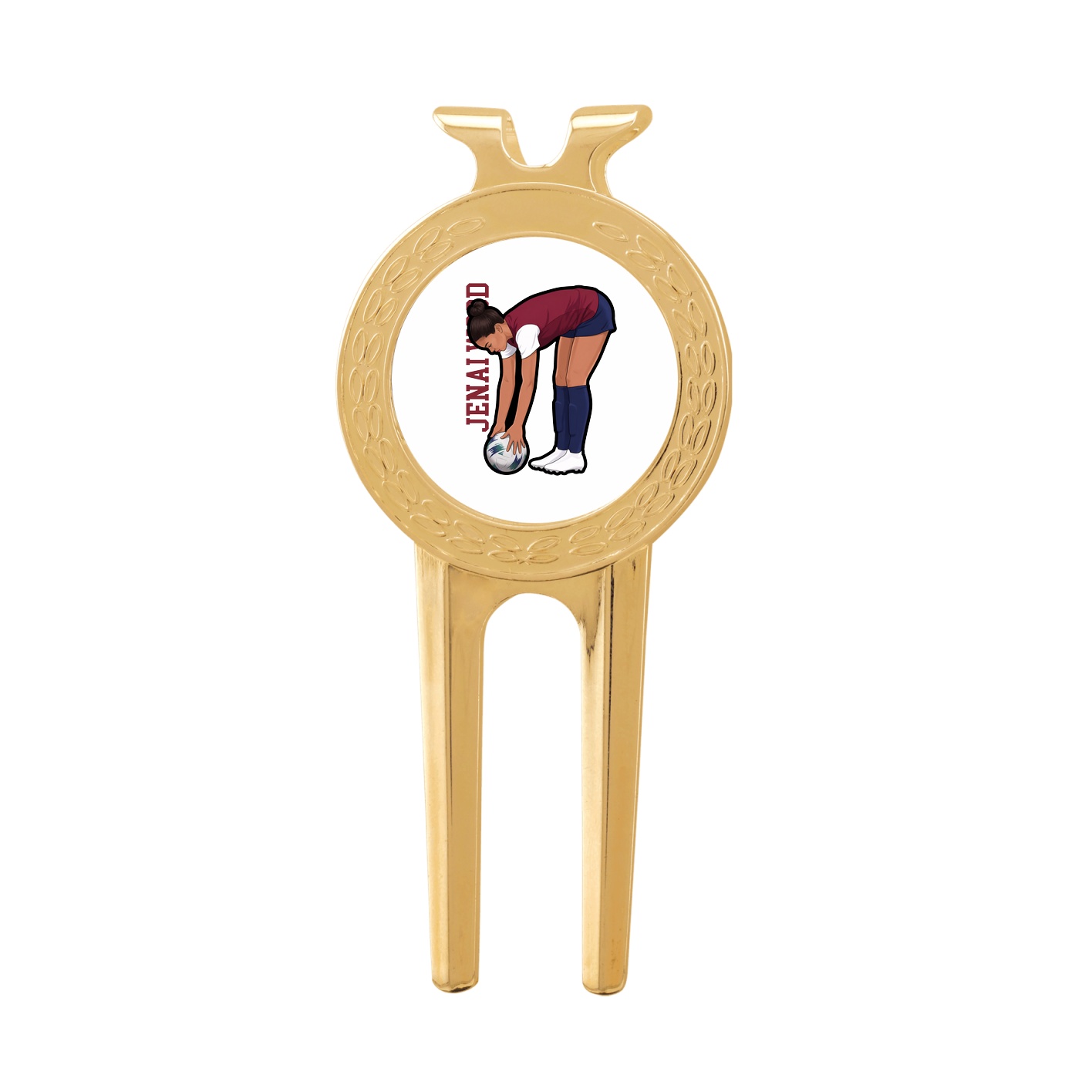 Divot Tool with Ball Marker — Name Vertical in Classic