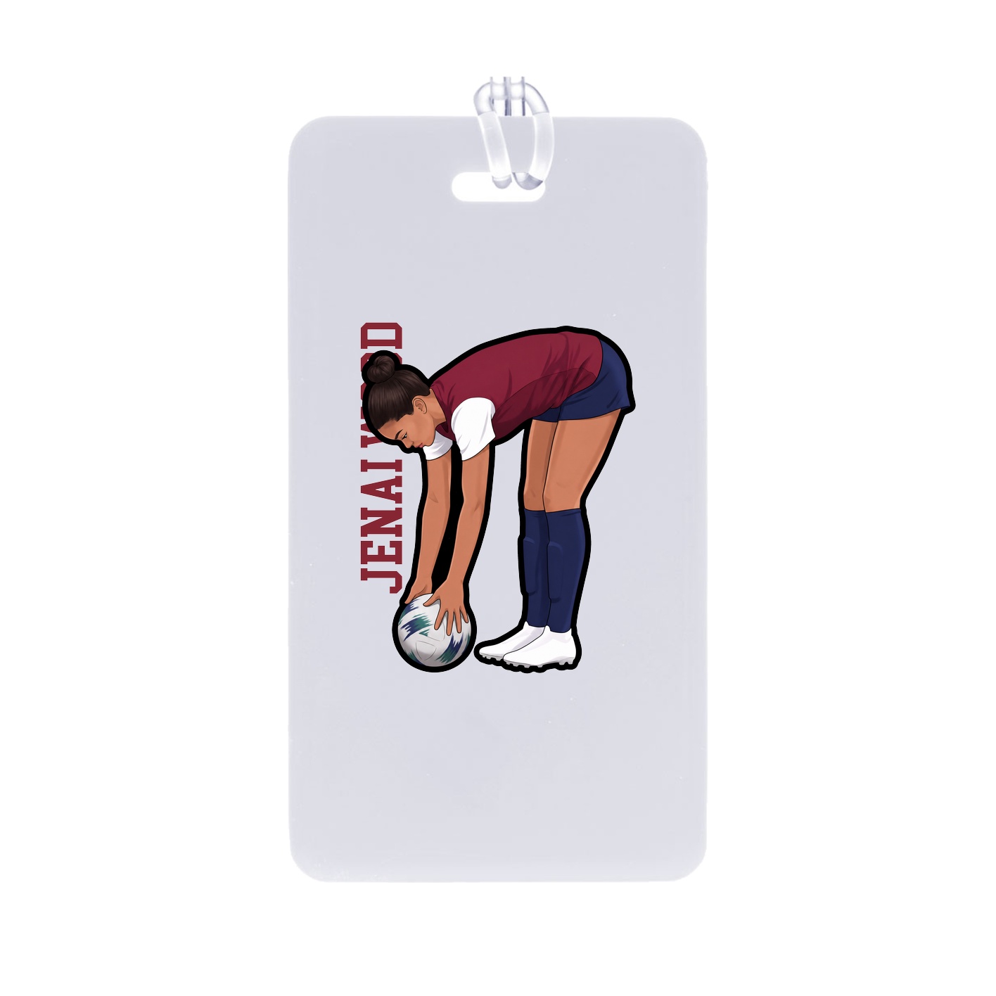 Bag Tag — Name Vertical in Classic