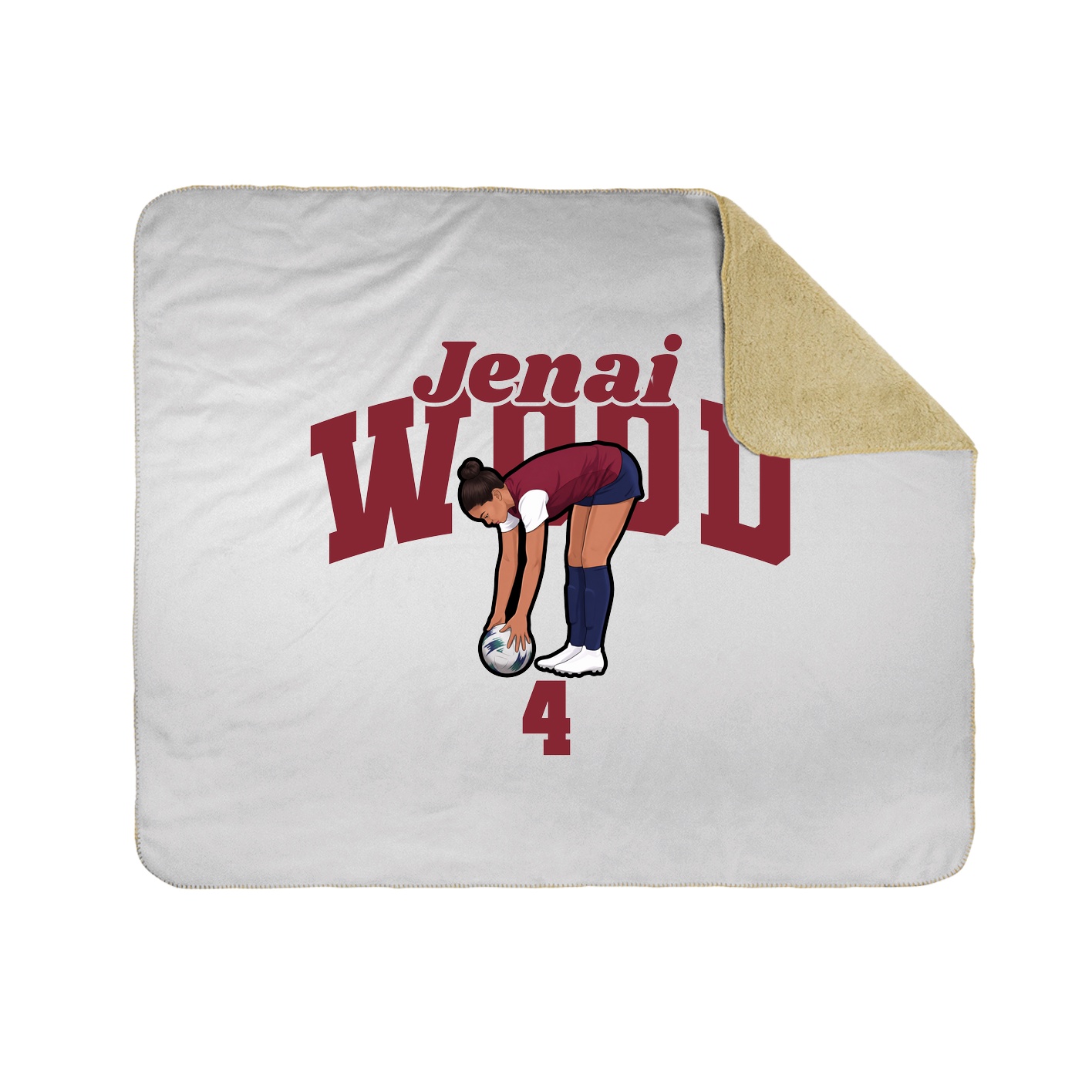 Throw Blanket — Signature Arch in White