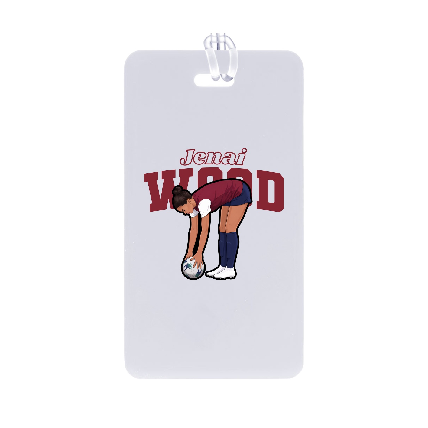 Bag Tag — Name Arch in Classic