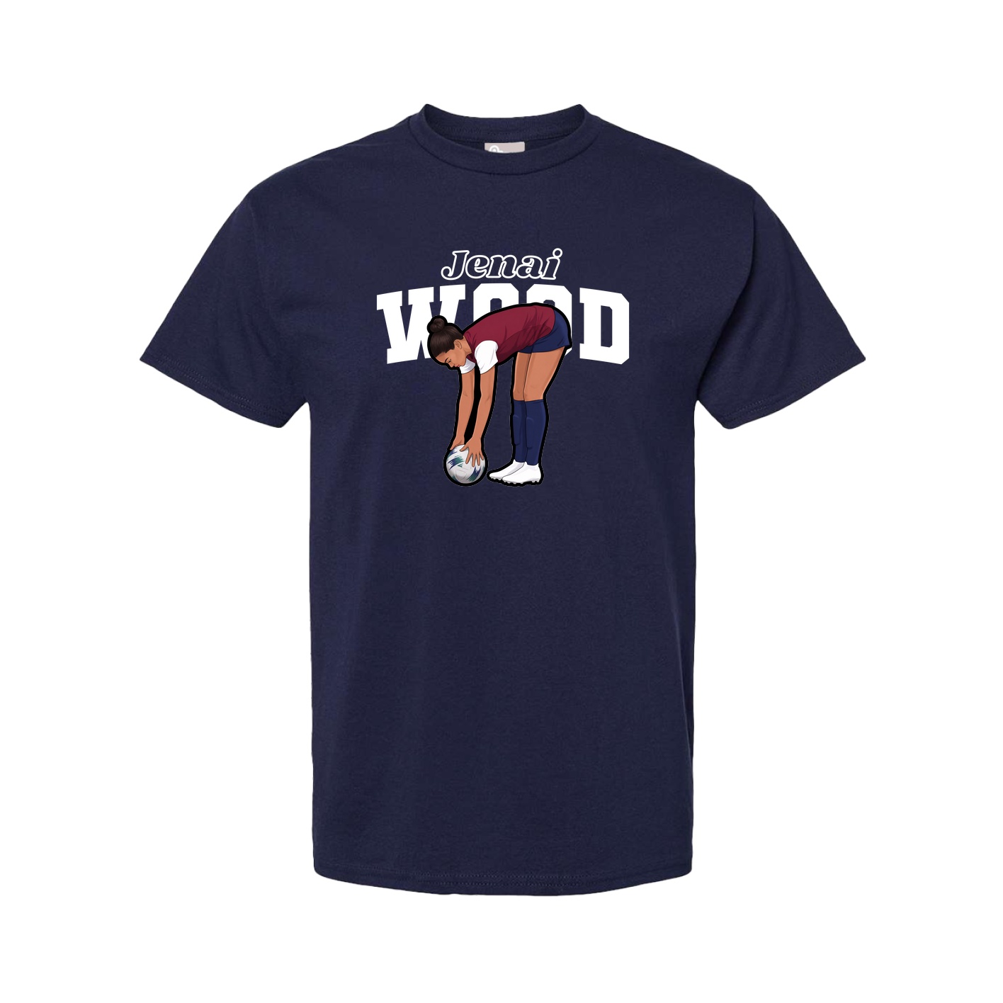 Tee — Name Arch in Navy
