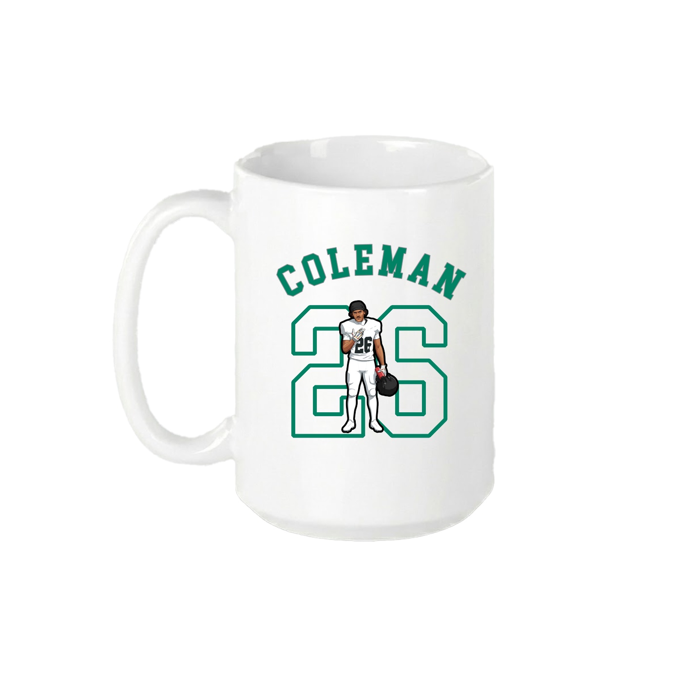 15oz Coffee Mug — Shirsey Arch in White