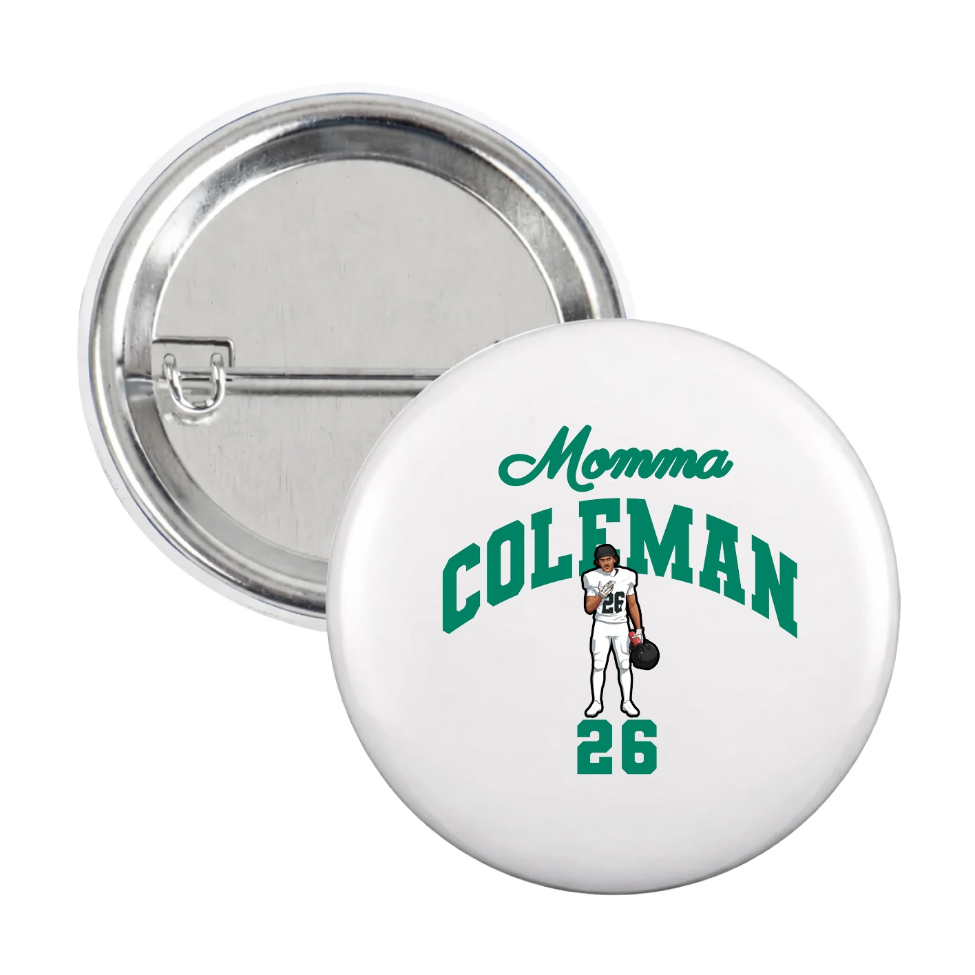 Game Day Button — Mothers Day Arch in White