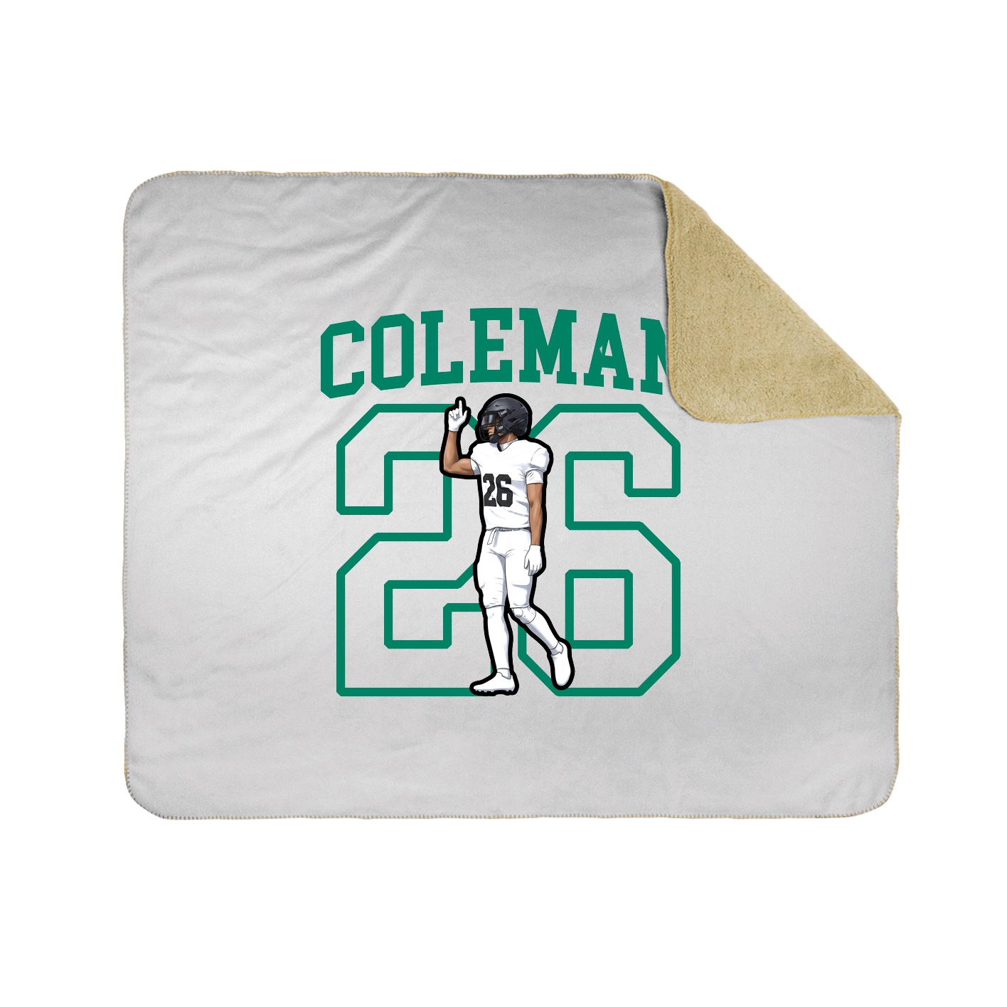 Throw Blanket — Shirsey in White