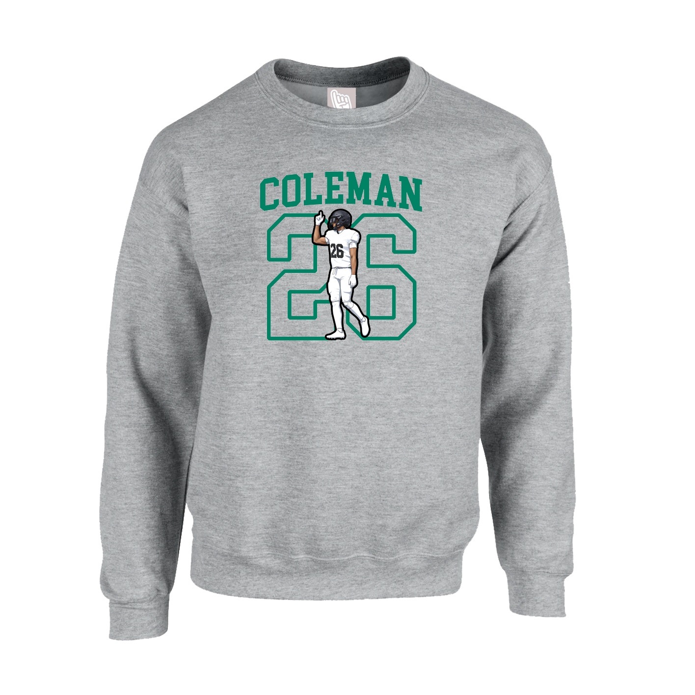 Fleece Crew — Shirsey in Grey
