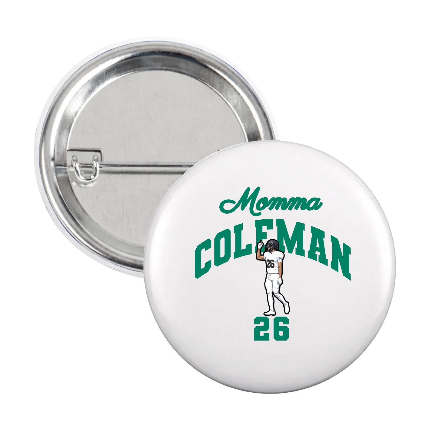 Game Day Button — Mothers Day Arch in White