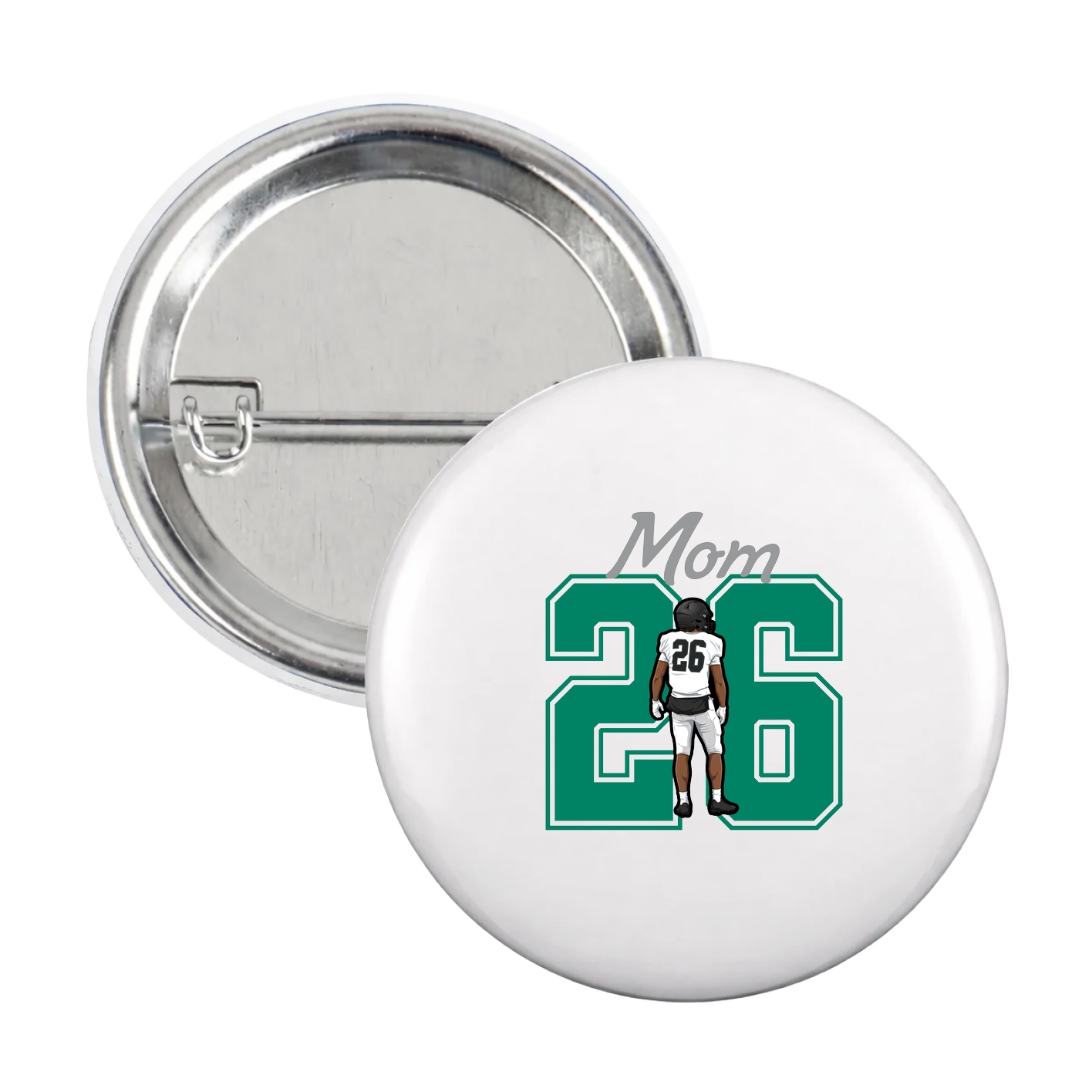 Game Day Button — Mothers Day Shirsey in White