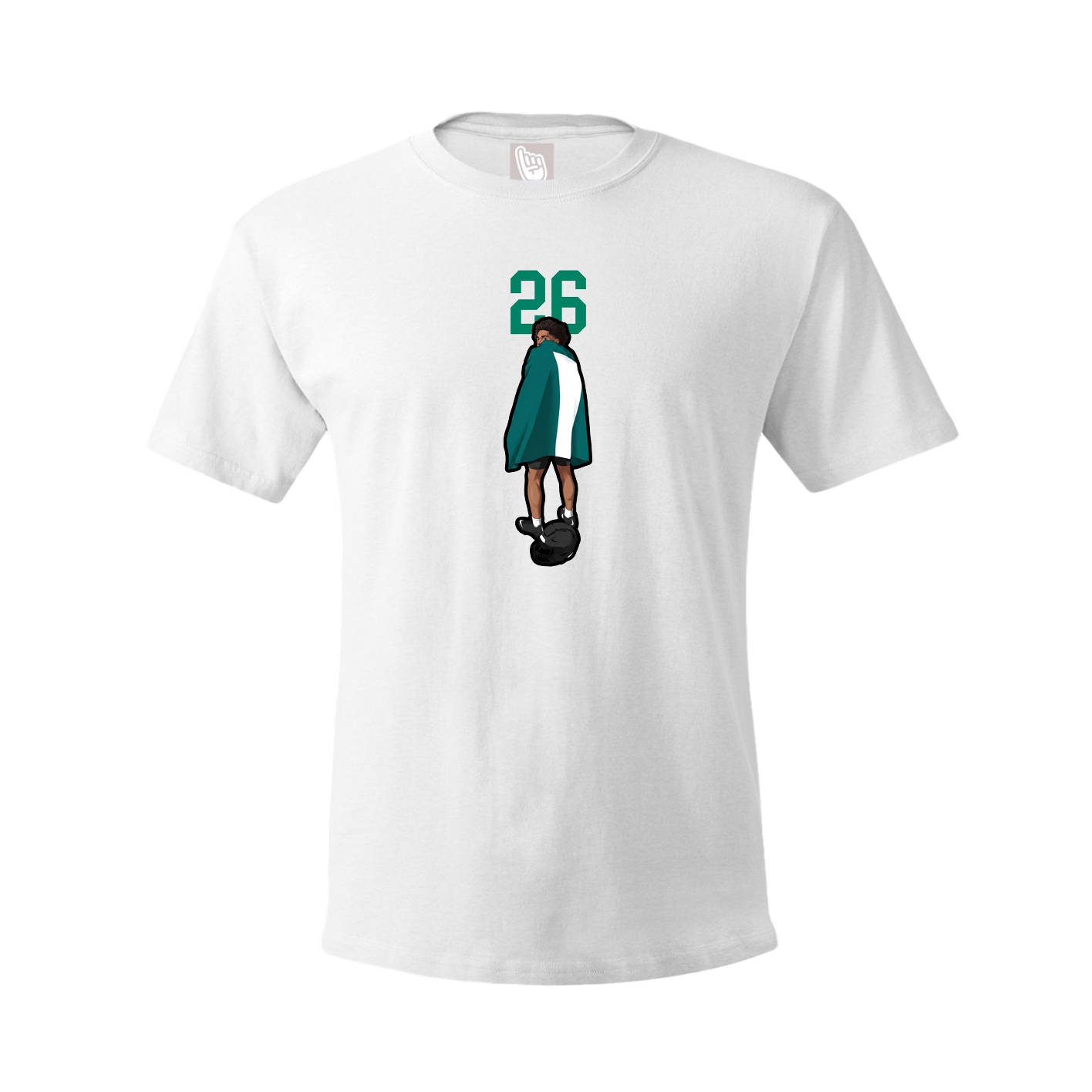 Tee — Number Top in White