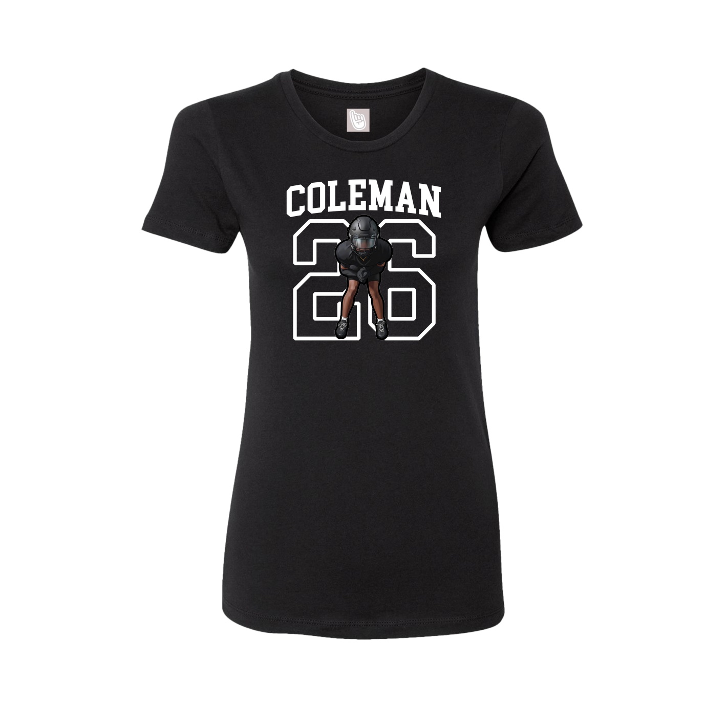 Fitted Women's Tee — Shirsey in Black
