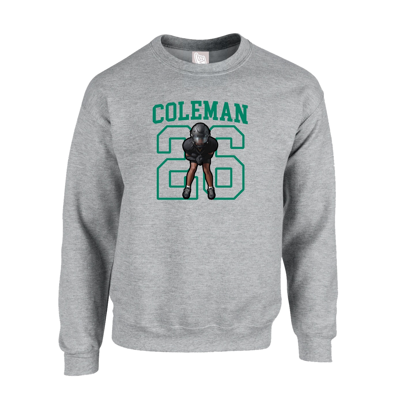Fleece Crew — Shirsey in Grey