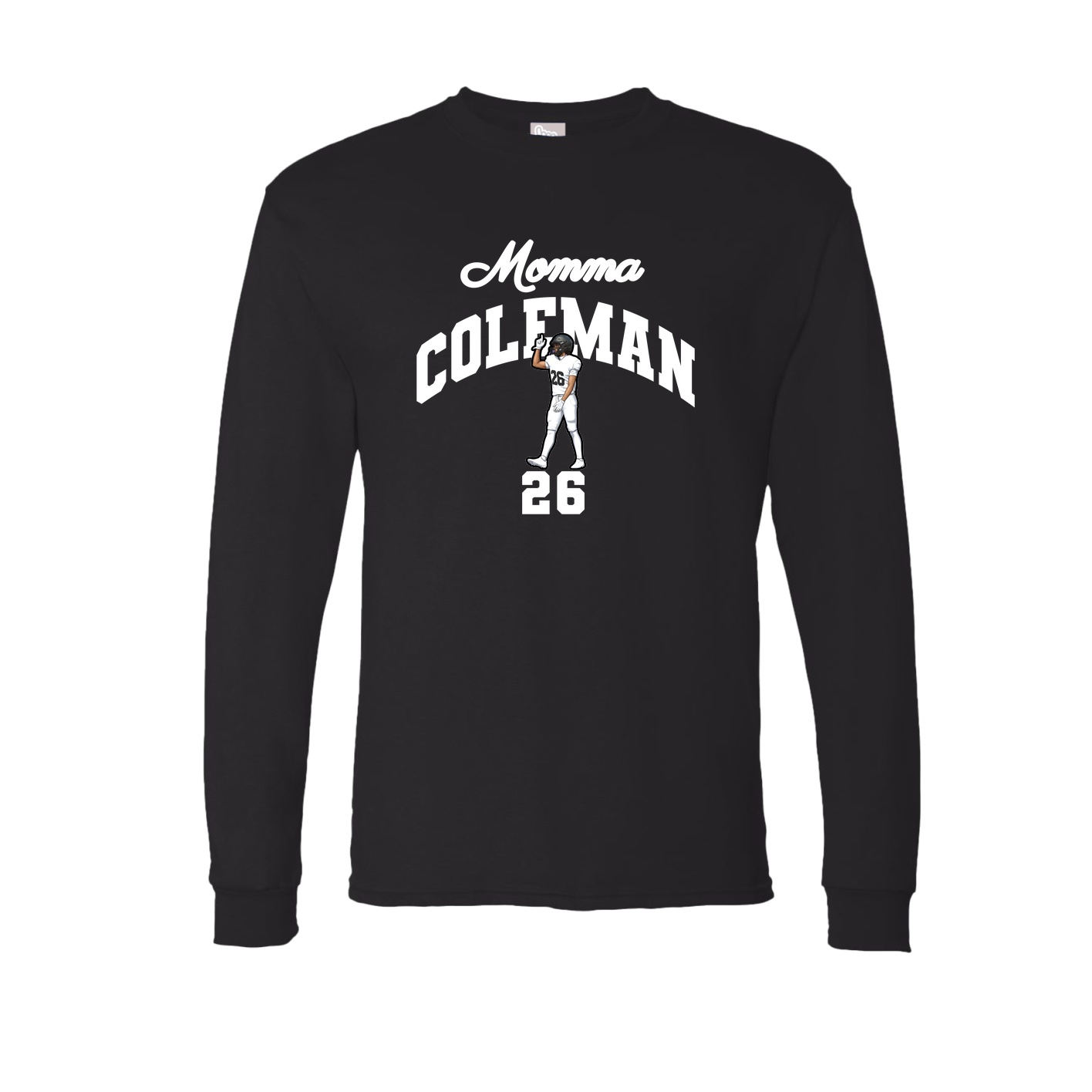 Long Sleeve Tee — Mothers Day Arch in Black